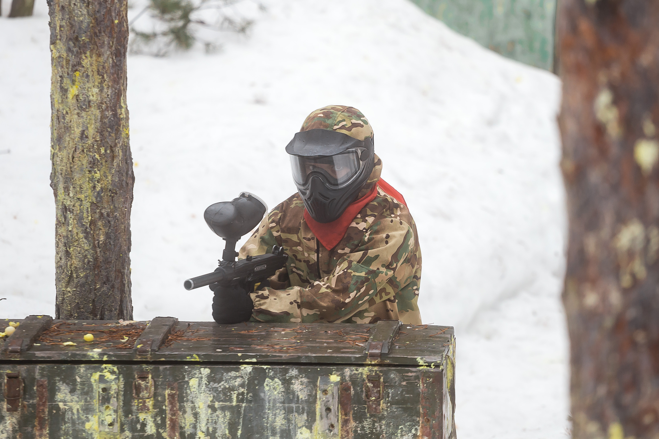 Пейнтбол в Партизан НН. Фотографиня Мария Дикова
