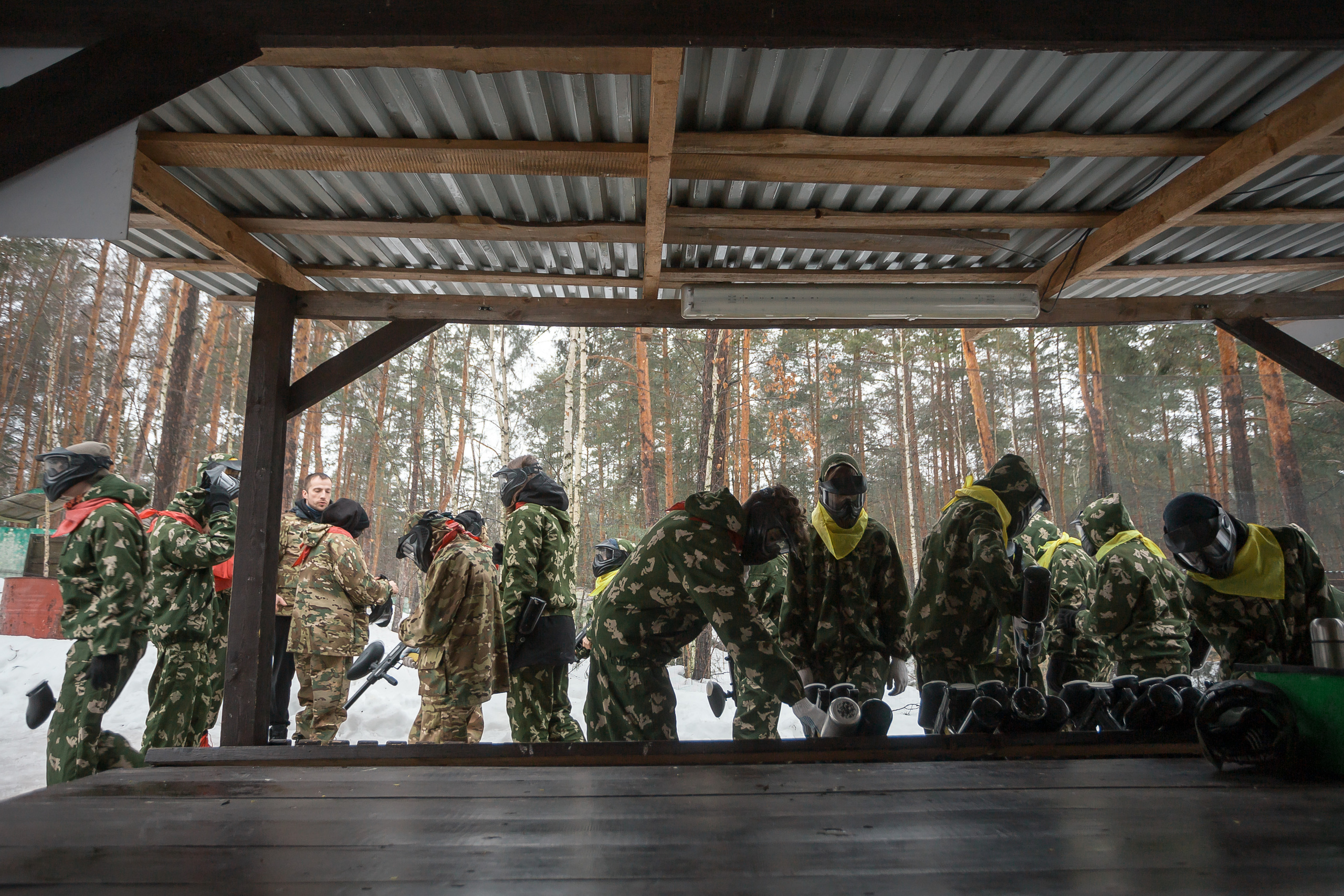 Пейнтбол в Партизан НН. Фотографиня Мария Дикова