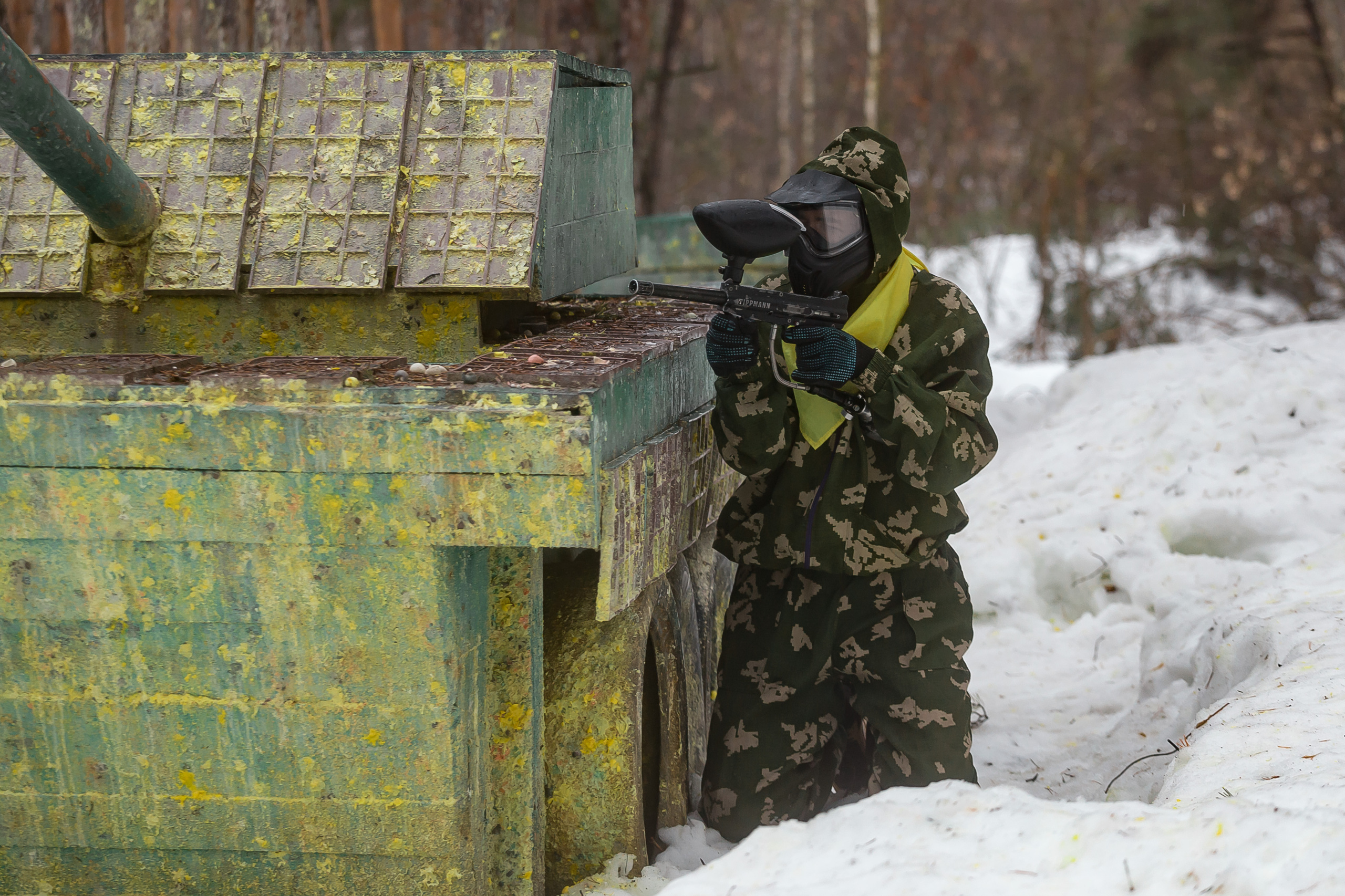 Пейнтбол в Партизан НН. Фотографиня Мария Дикова