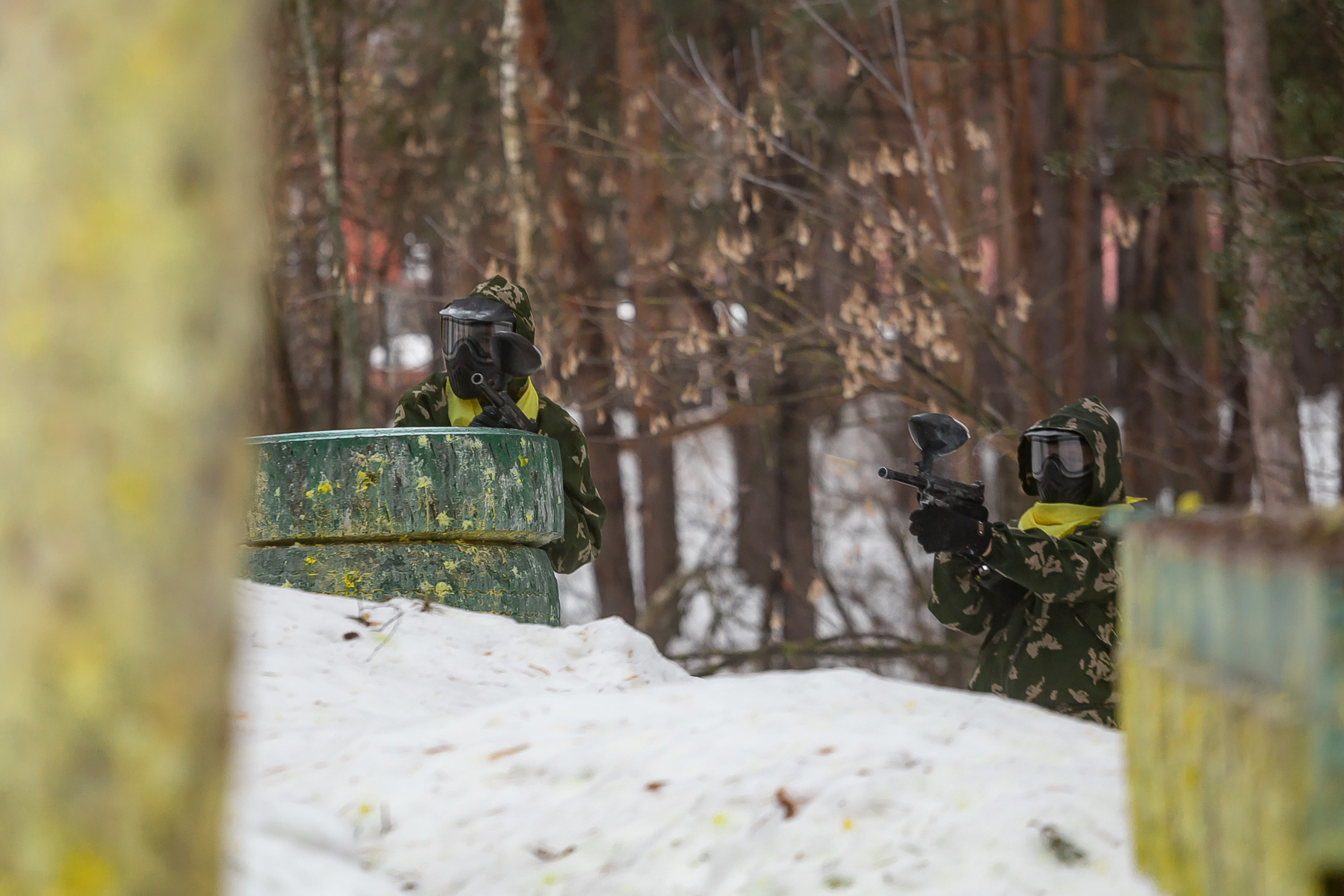 Пейнтбол в Партизан НН. Фотографиня Мария Дикова