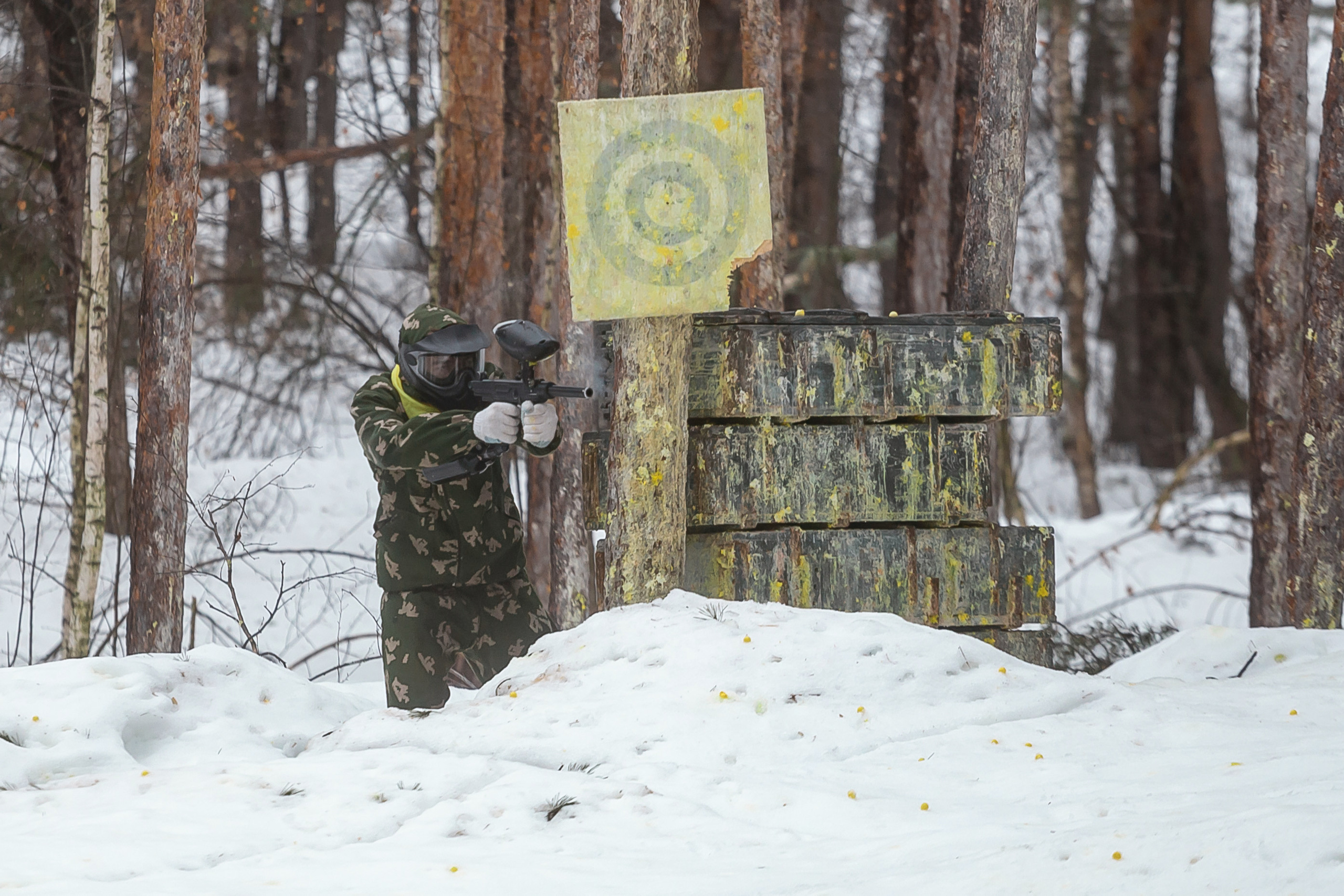 Пейнтбол в Партизан НН. Фотографиня Мария Дикова