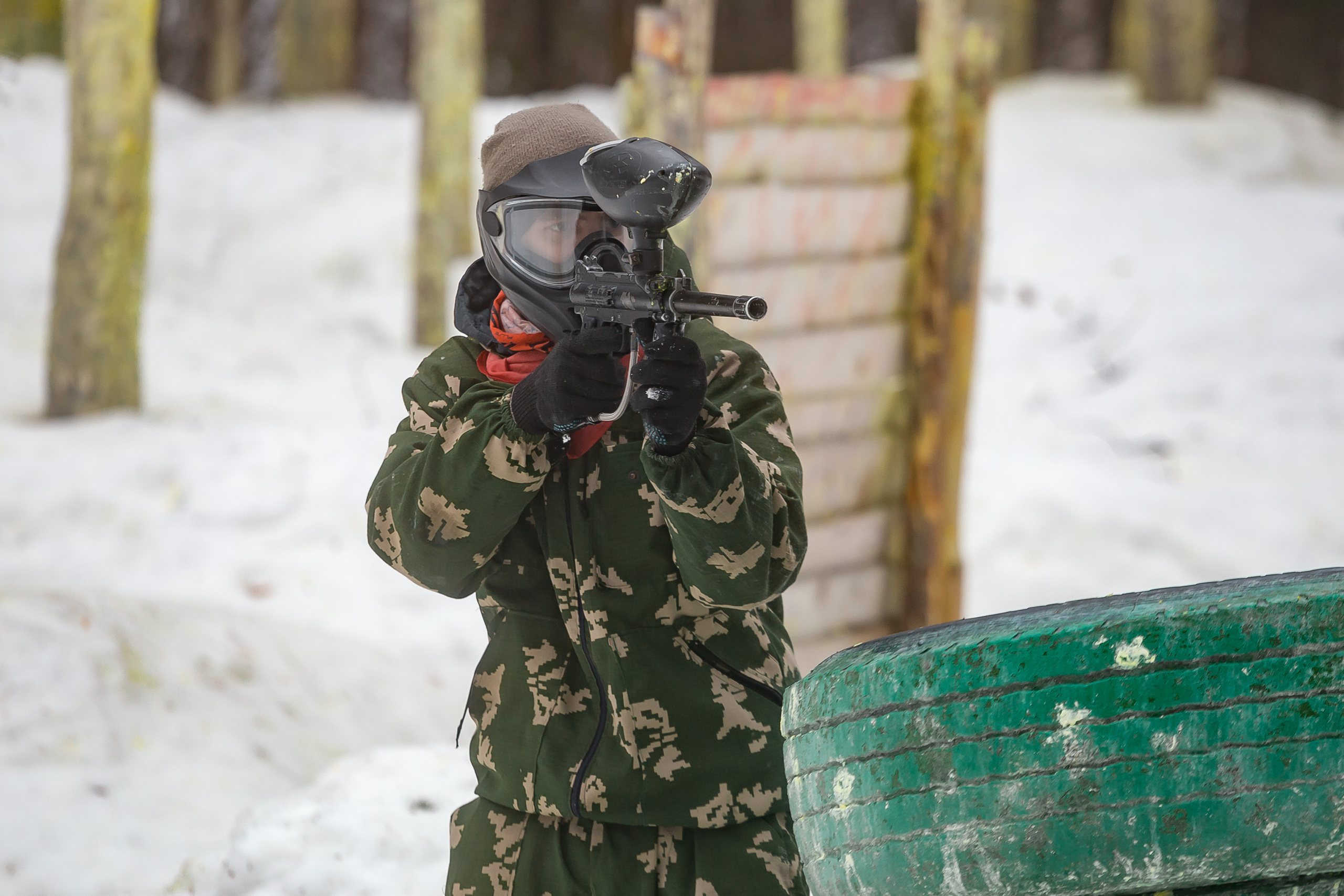 Пейнтбол в Партизан НН. Фотографиня Мария Дикова