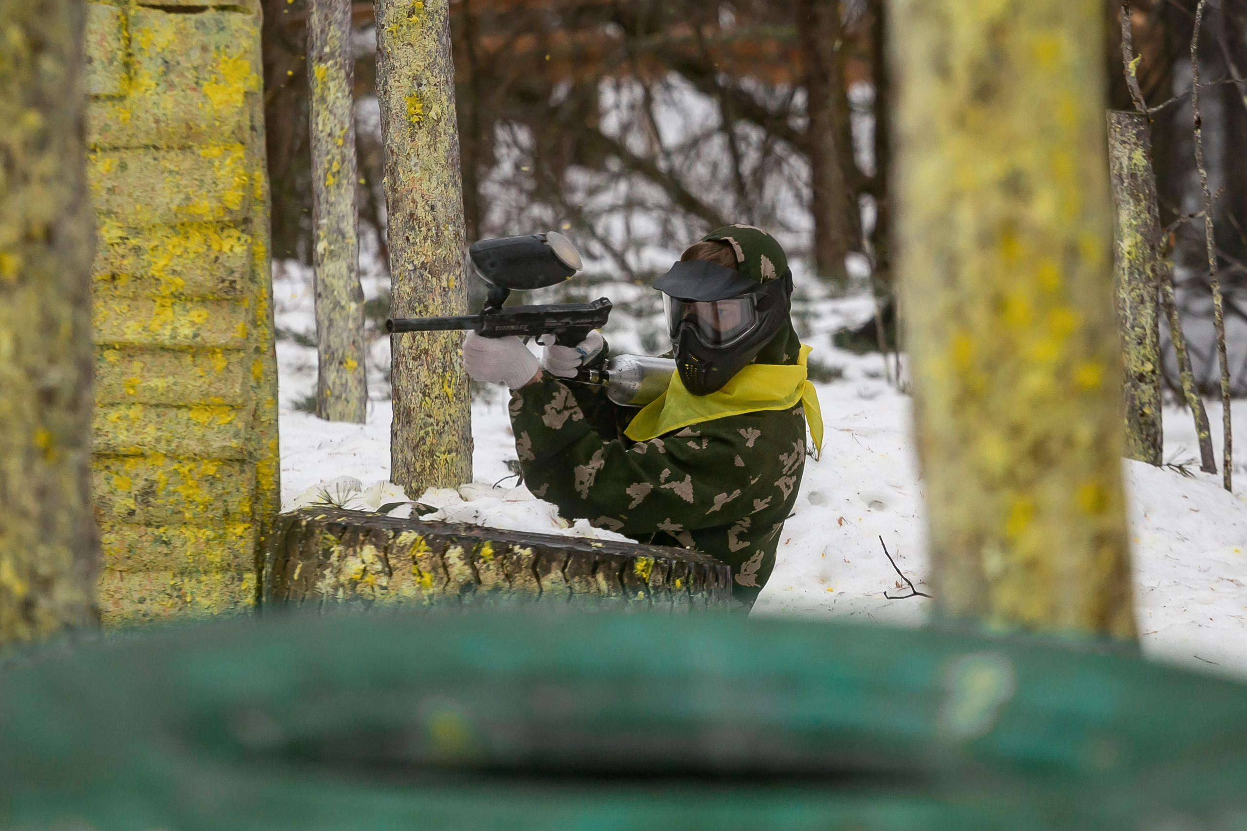 Пейнтбол в Партизан НН. Фотографиня Мария Дикова