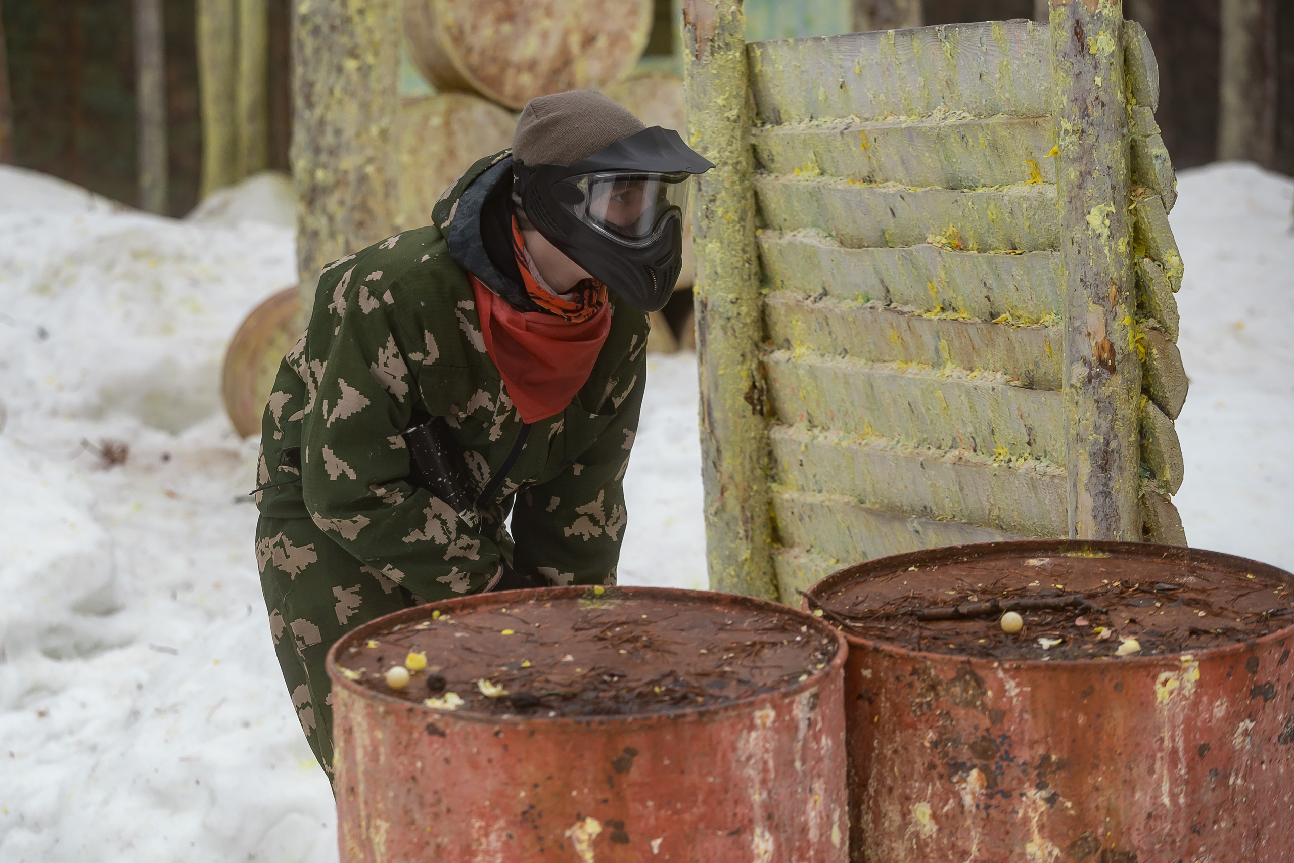 Пейнтбол в Партизан НН. Фотографиня Мария Дикова