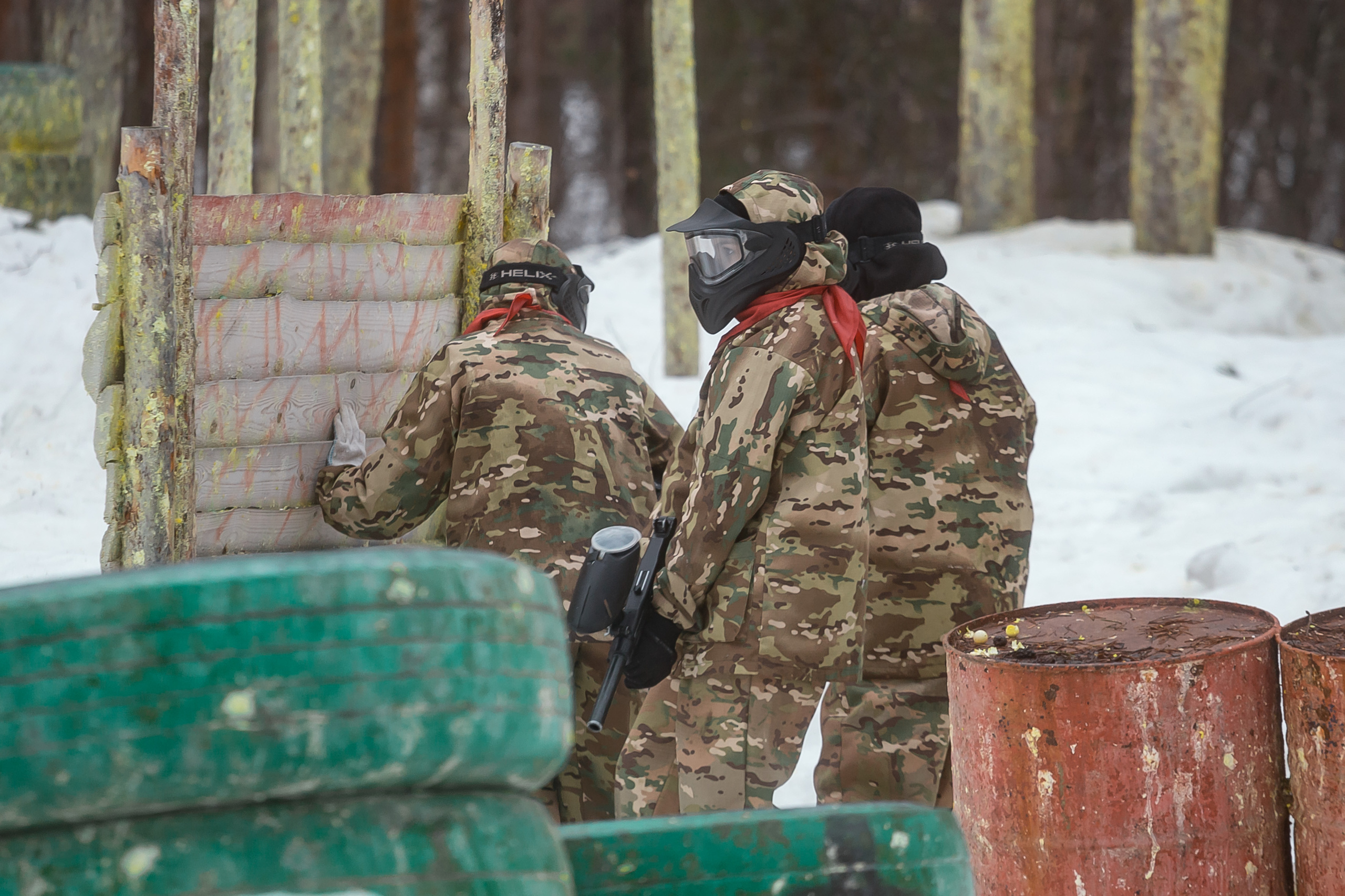 Пейнтбол в Партизан НН. Фотографиня Мария Дикова