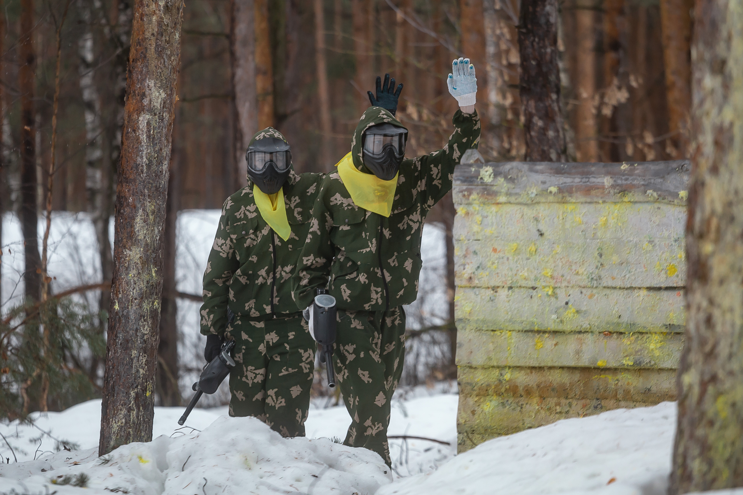 Пейнтбол в Партизан НН. Фотографиня Мария Дикова