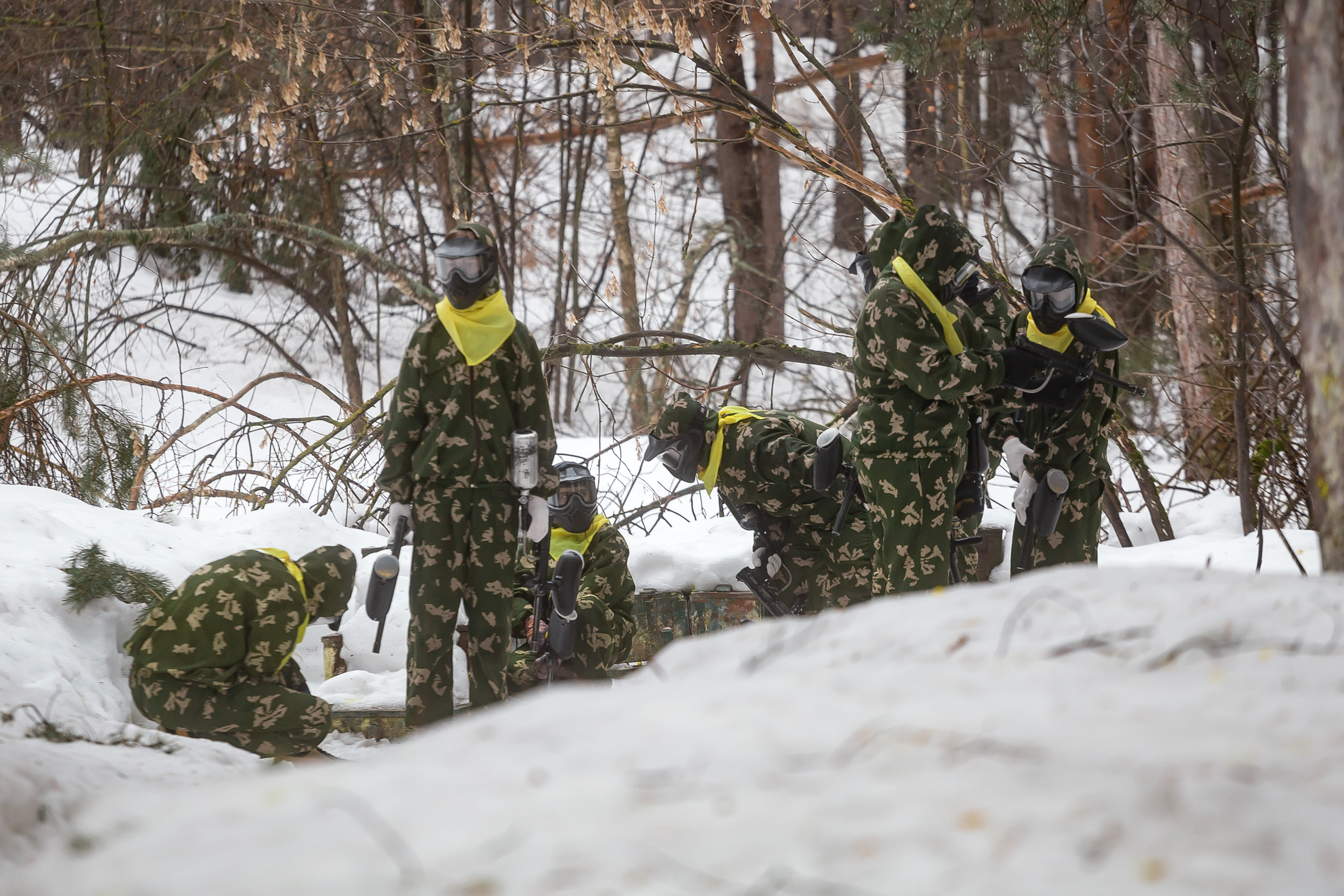 Пейнтбол в Партизан НН. Фотографиня Мария Дикова