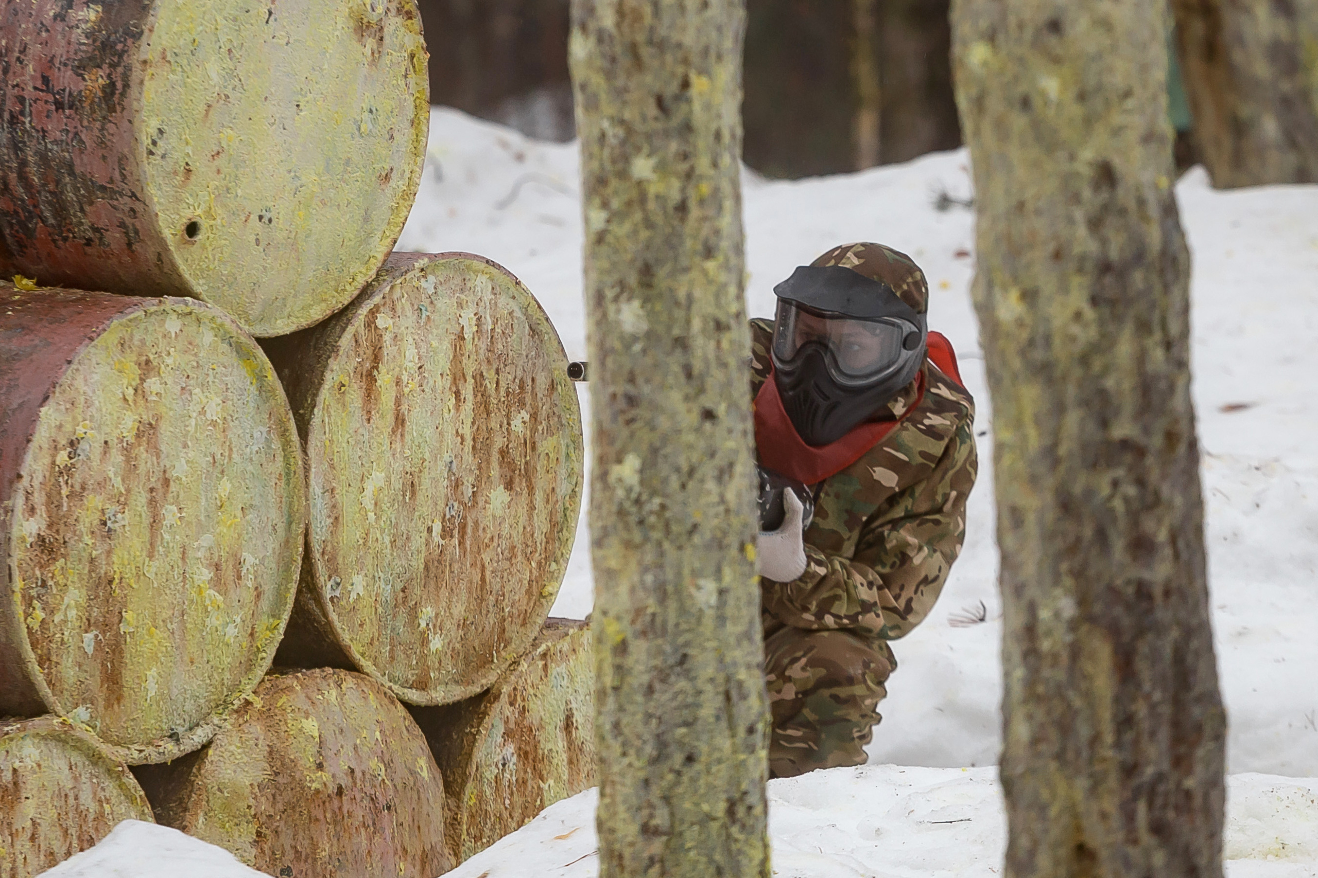 Пейнтбол в Партизан НН. Фотографиня Мария Дикова