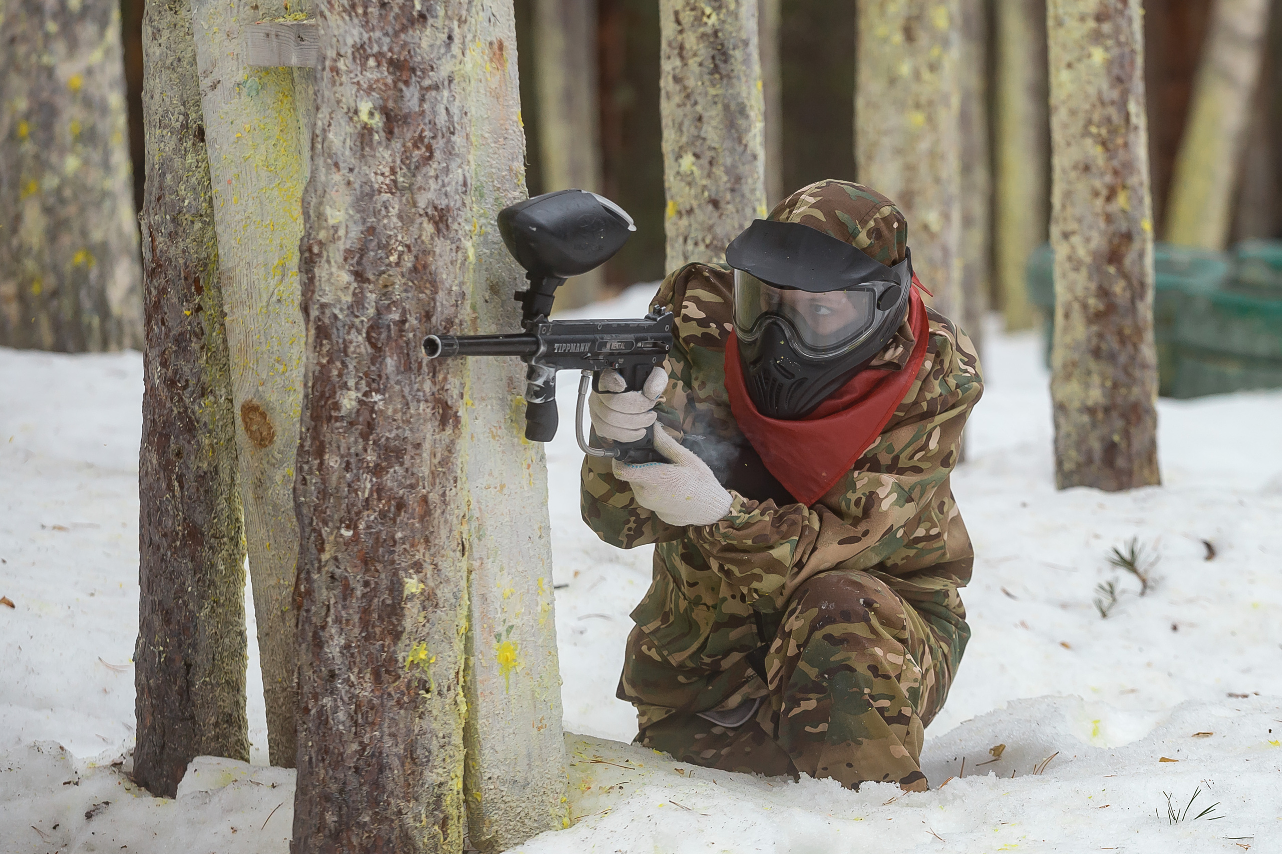 Пейнтбол в Партизан НН. Фотографиня Мария Дикова