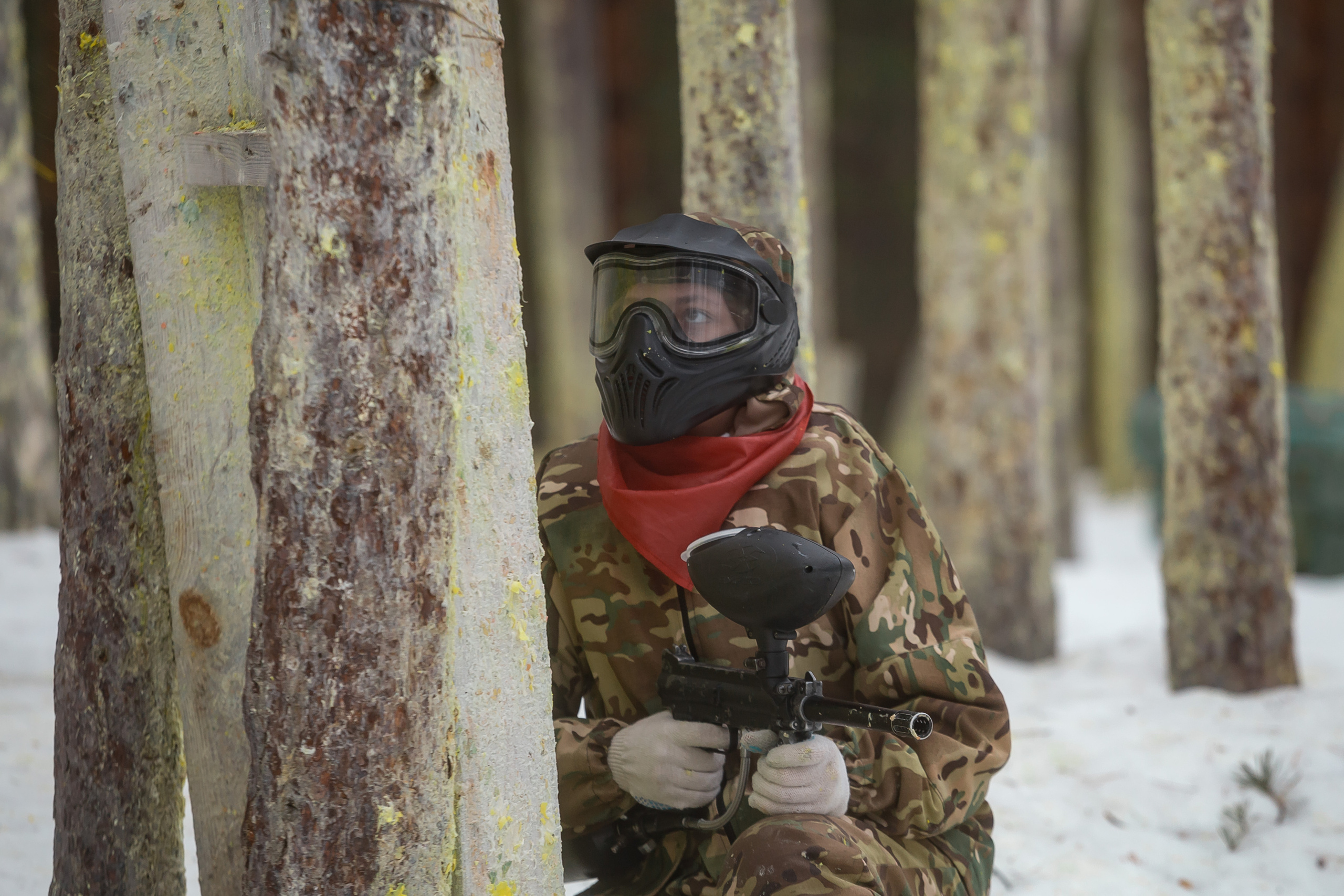 Пейнтбол в Партизан НН. Фотографиня Мария Дикова