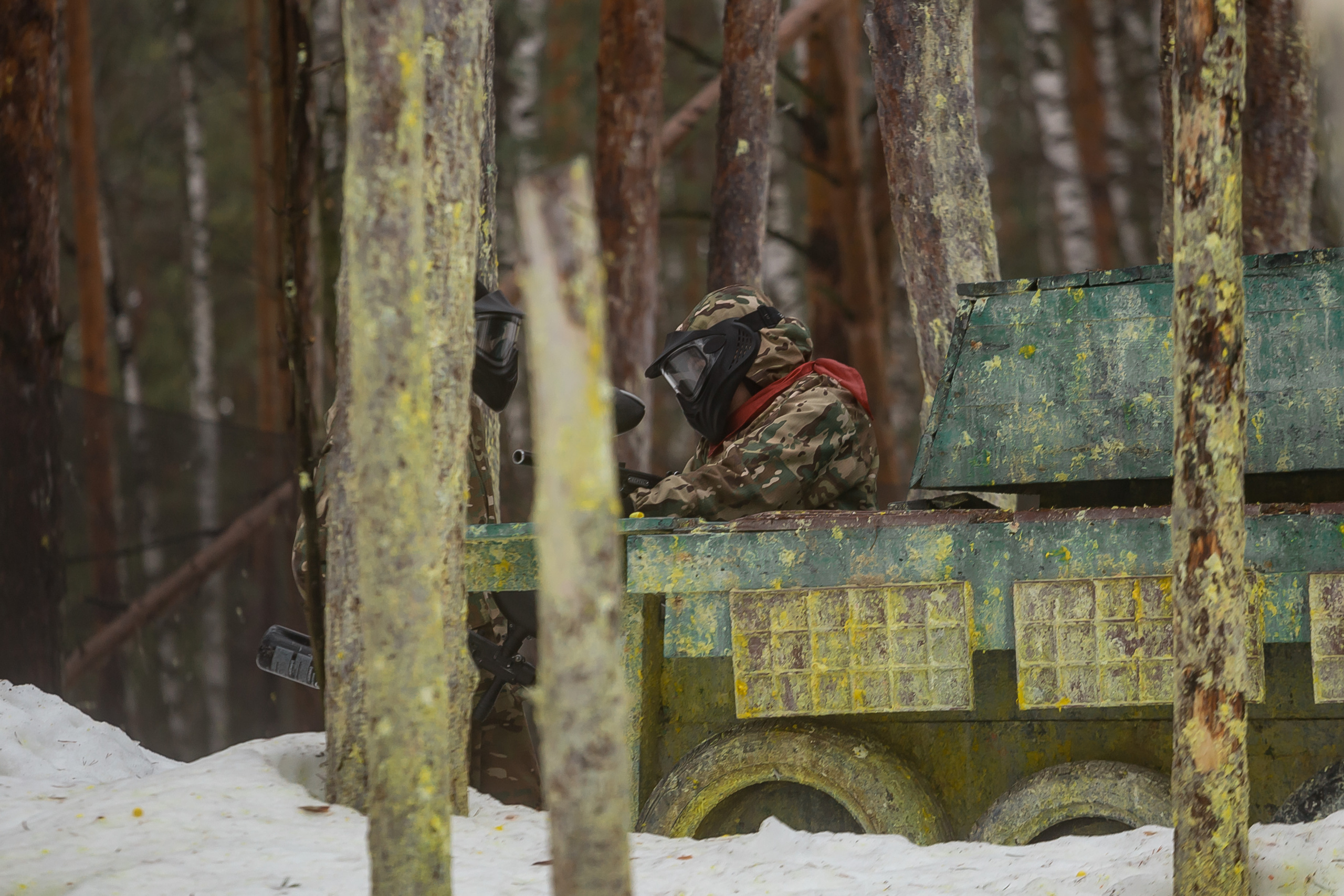 Пейнтбол в Партизан НН. Фотографиня Мария Дикова
