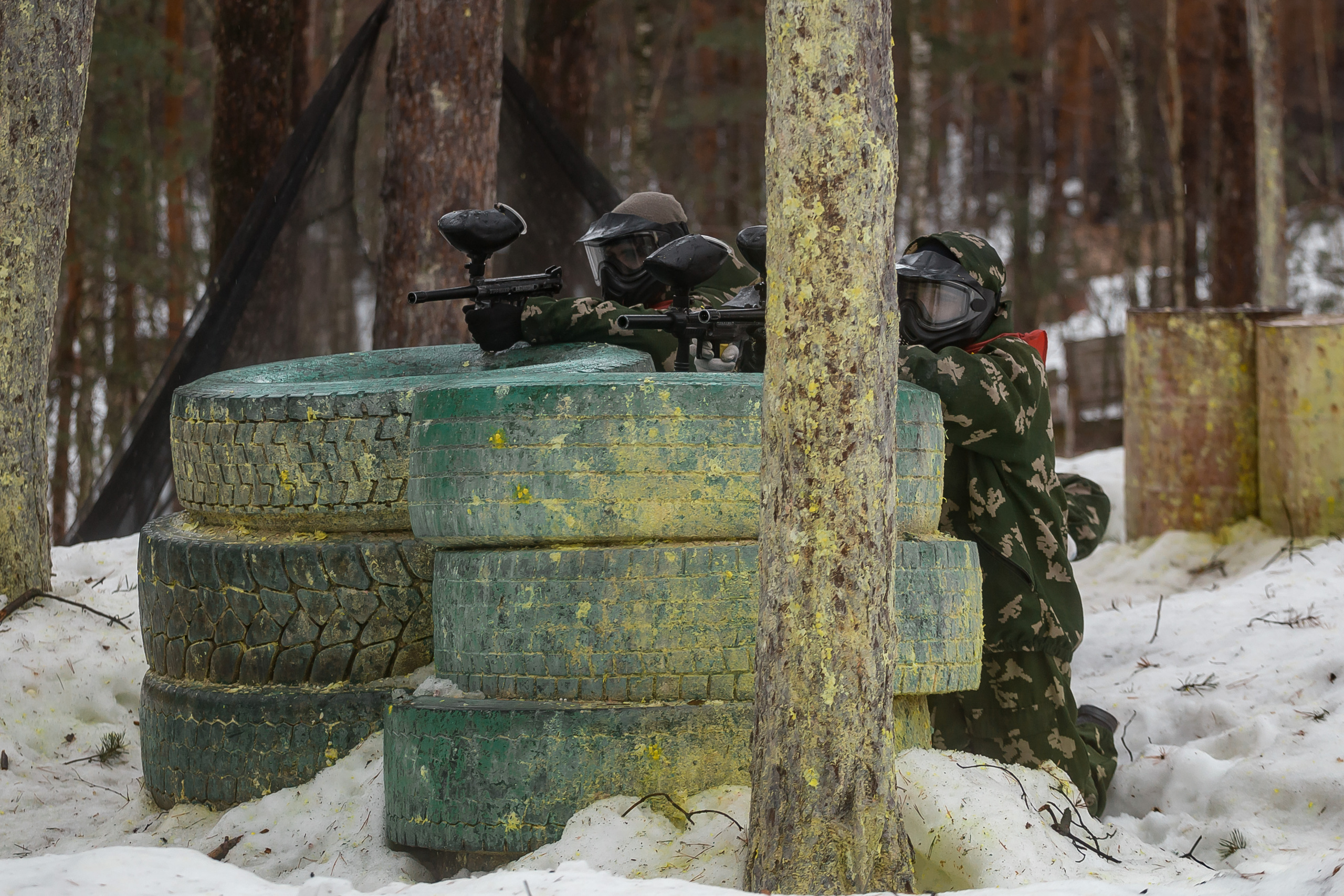 Пейнтбол в Партизан НН. Фотографиня Мария Дикова