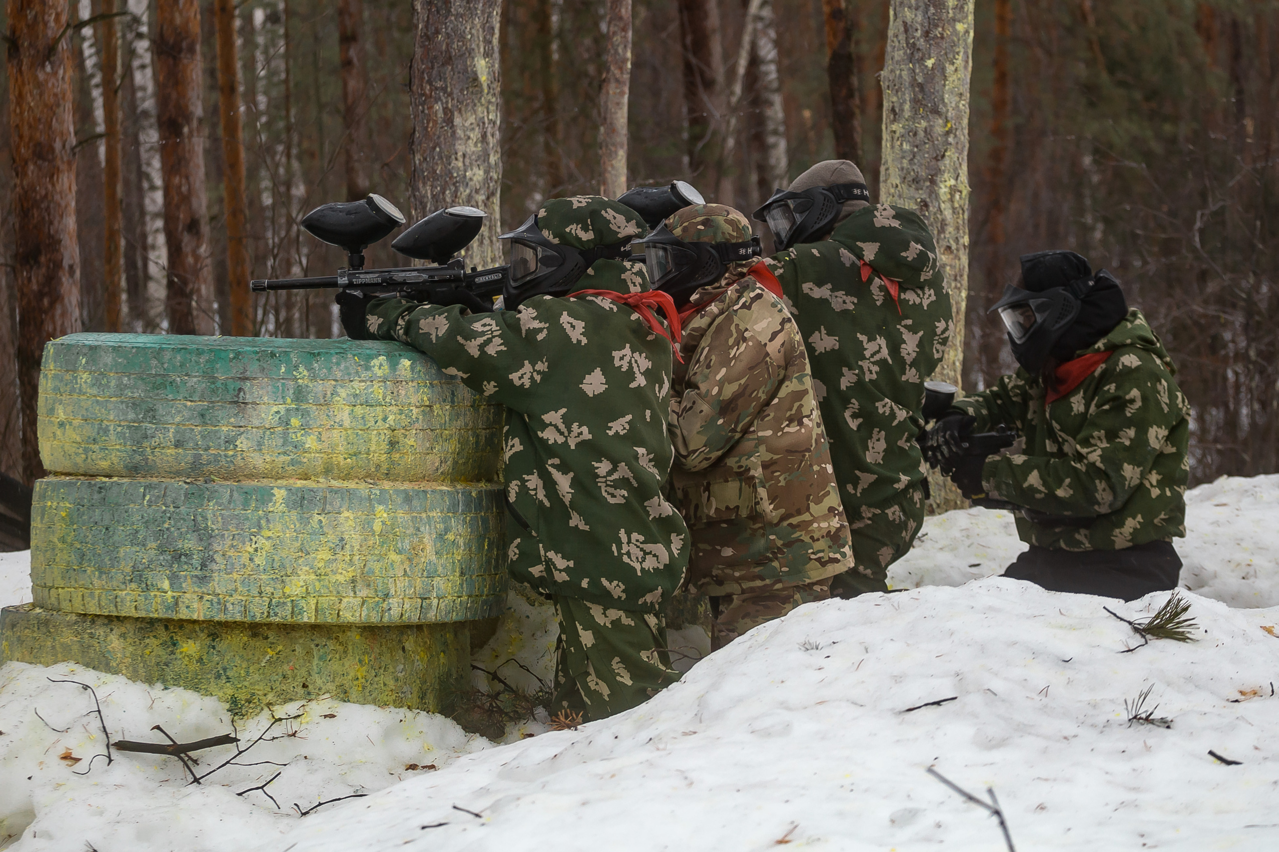 Пейнтбол в Партизан НН. Фотографиня Мария Дикова