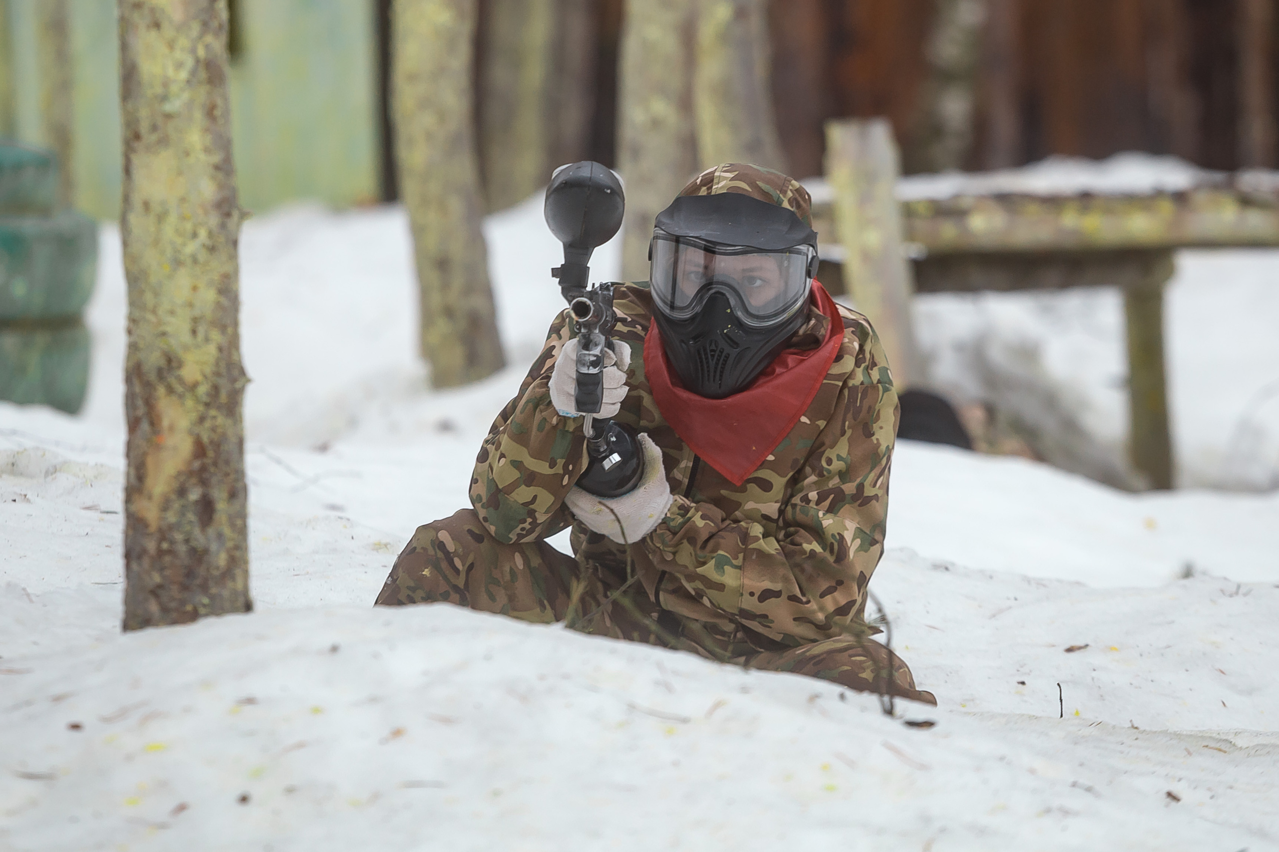 Пейнтбол в Партизан НН. Фотографиня Мария Дикова