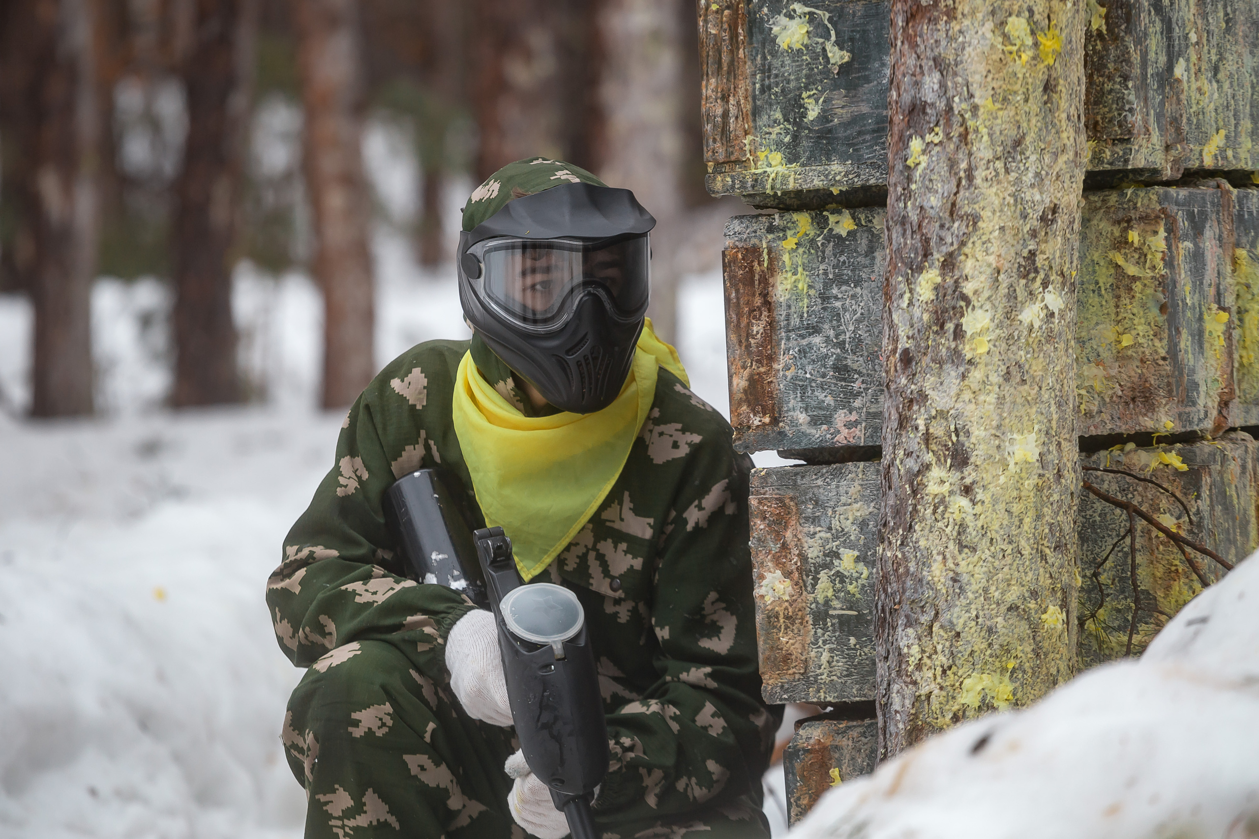 Пейнтбол в Партизан НН. Фотографиня Мария Дикова
