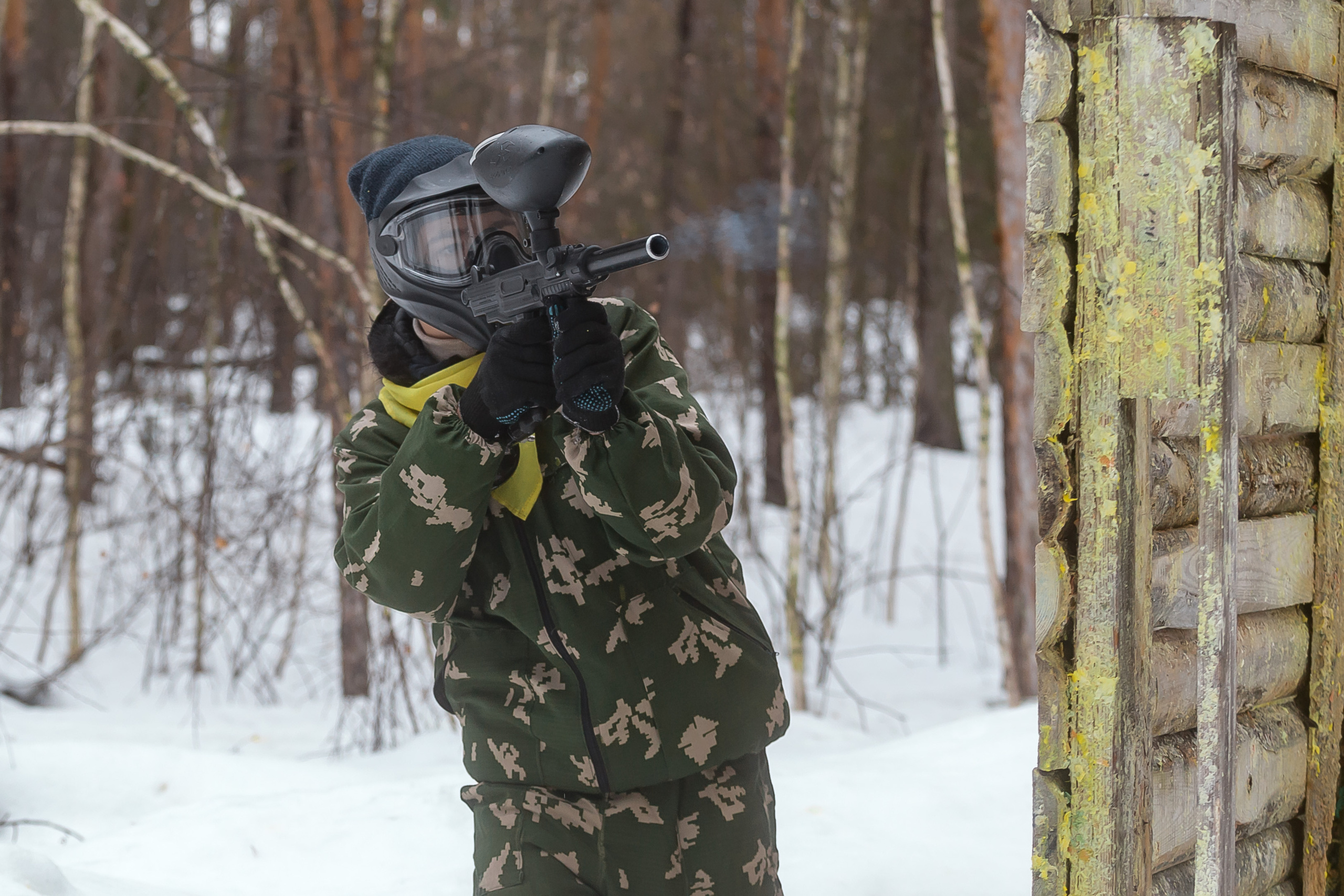 Пейнтбол в Партизан НН. Фотографиня Мария Дикова