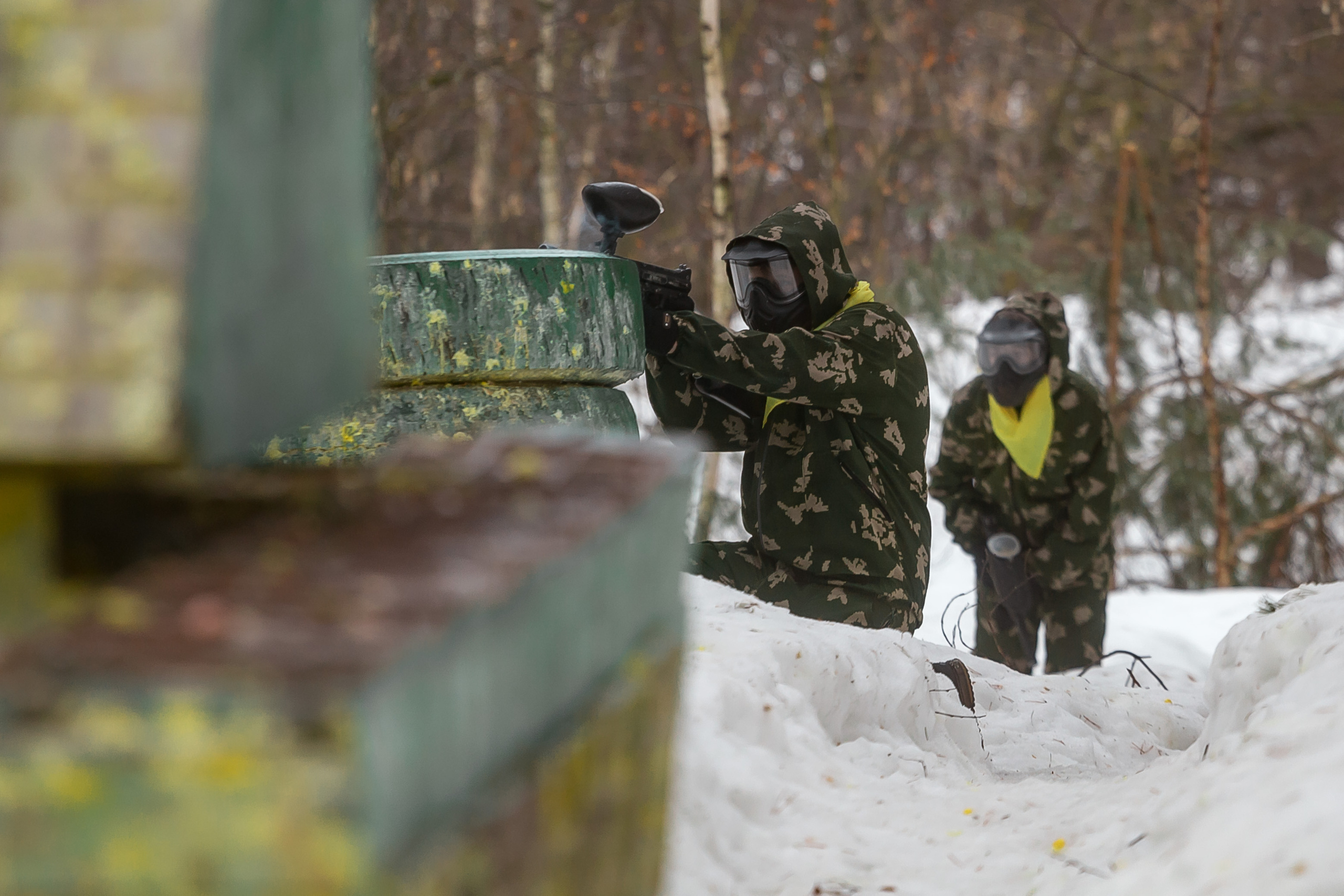 Пейнтбол в Партизан НН. Фотографиня Мария Дикова