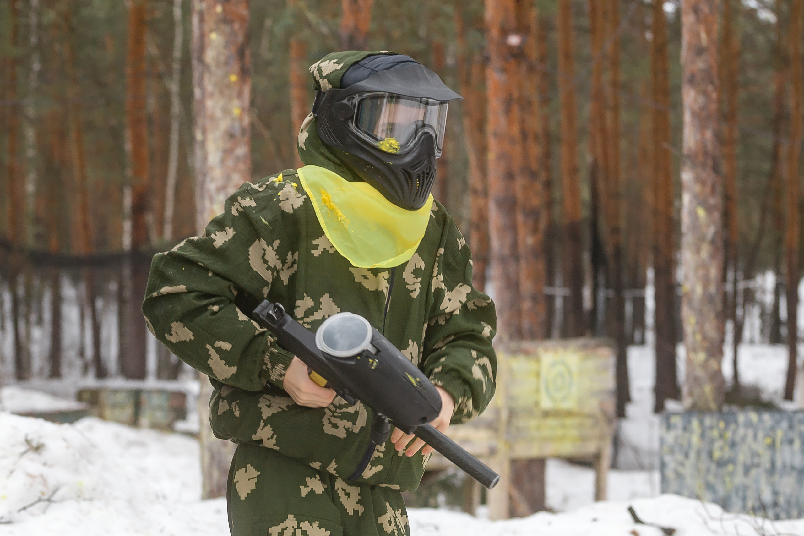 Пейнтбол в Партизан НН. Фотографиня Мария Дикова