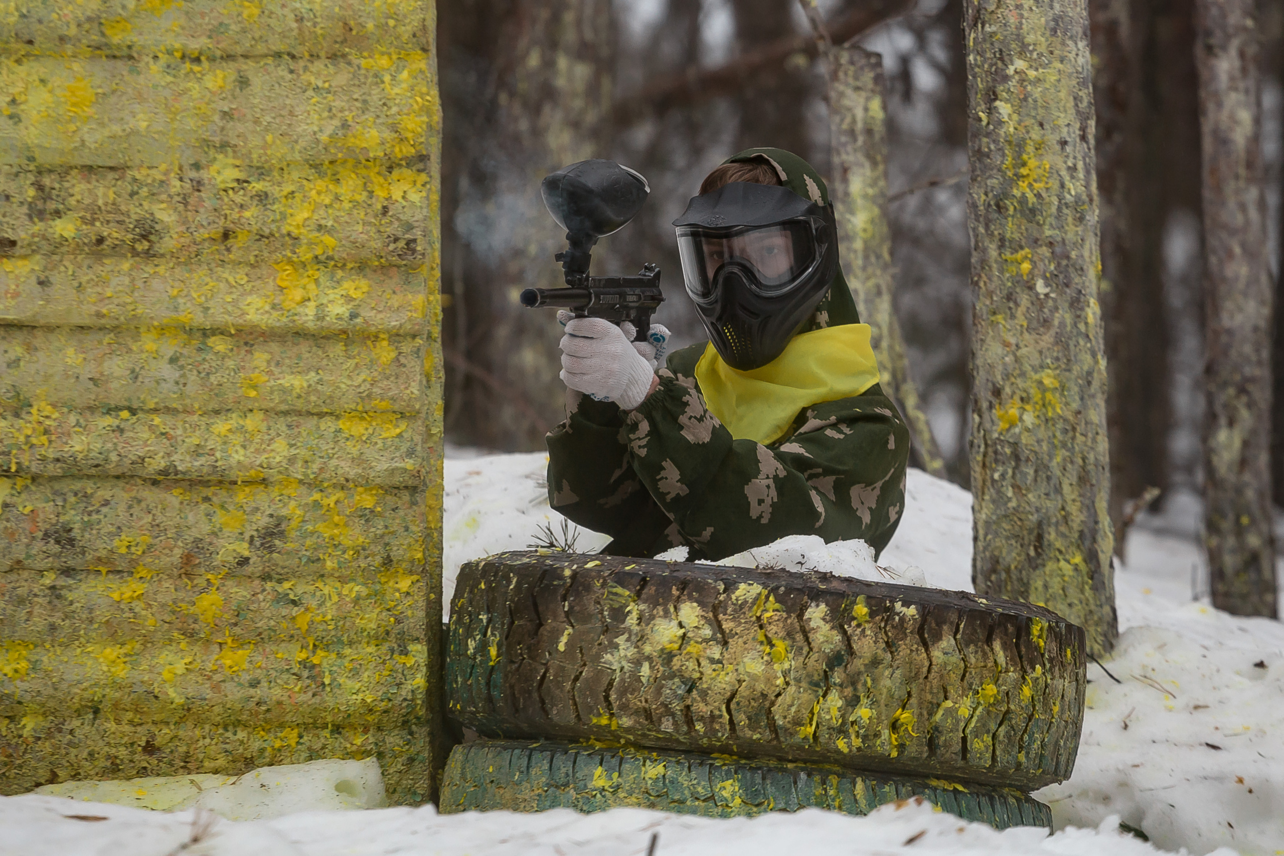 Пейнтбол в Партизан НН. Фотографиня Мария Дикова