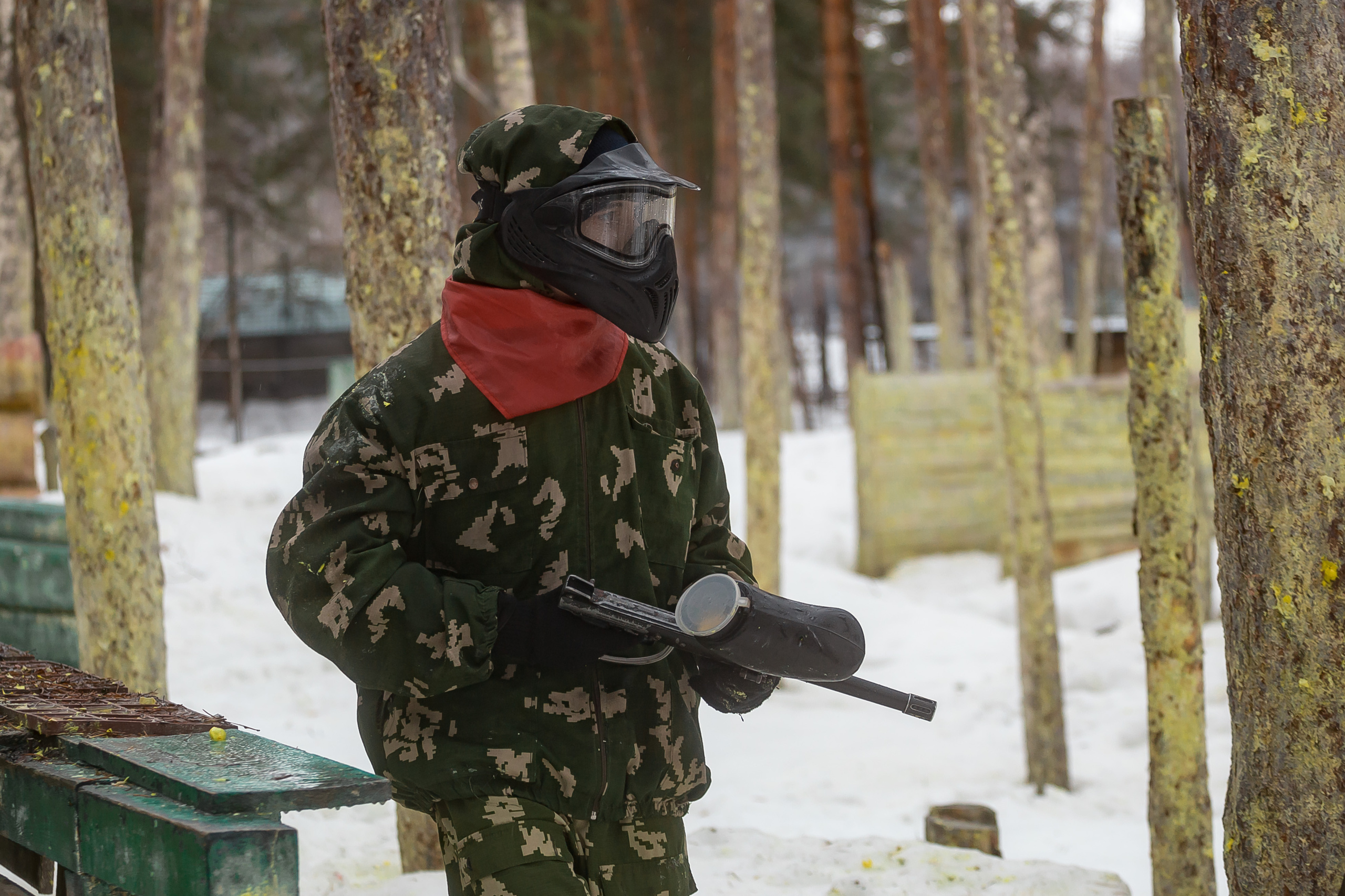 Пейнтбол в Партизан НН. Фотографиня Мария Дикова