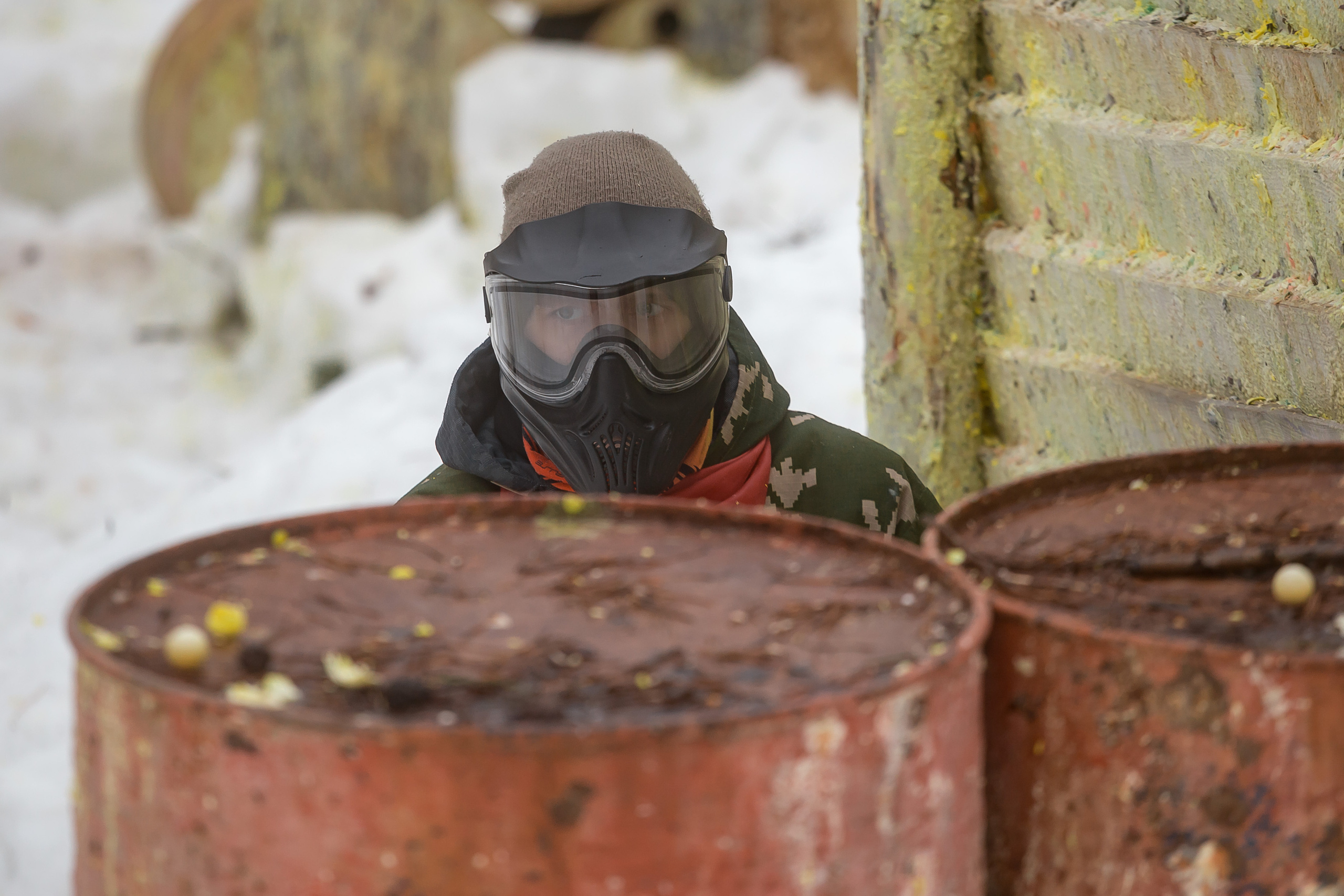 Пейнтбол в Партизан НН. Фотографиня Мария Дикова