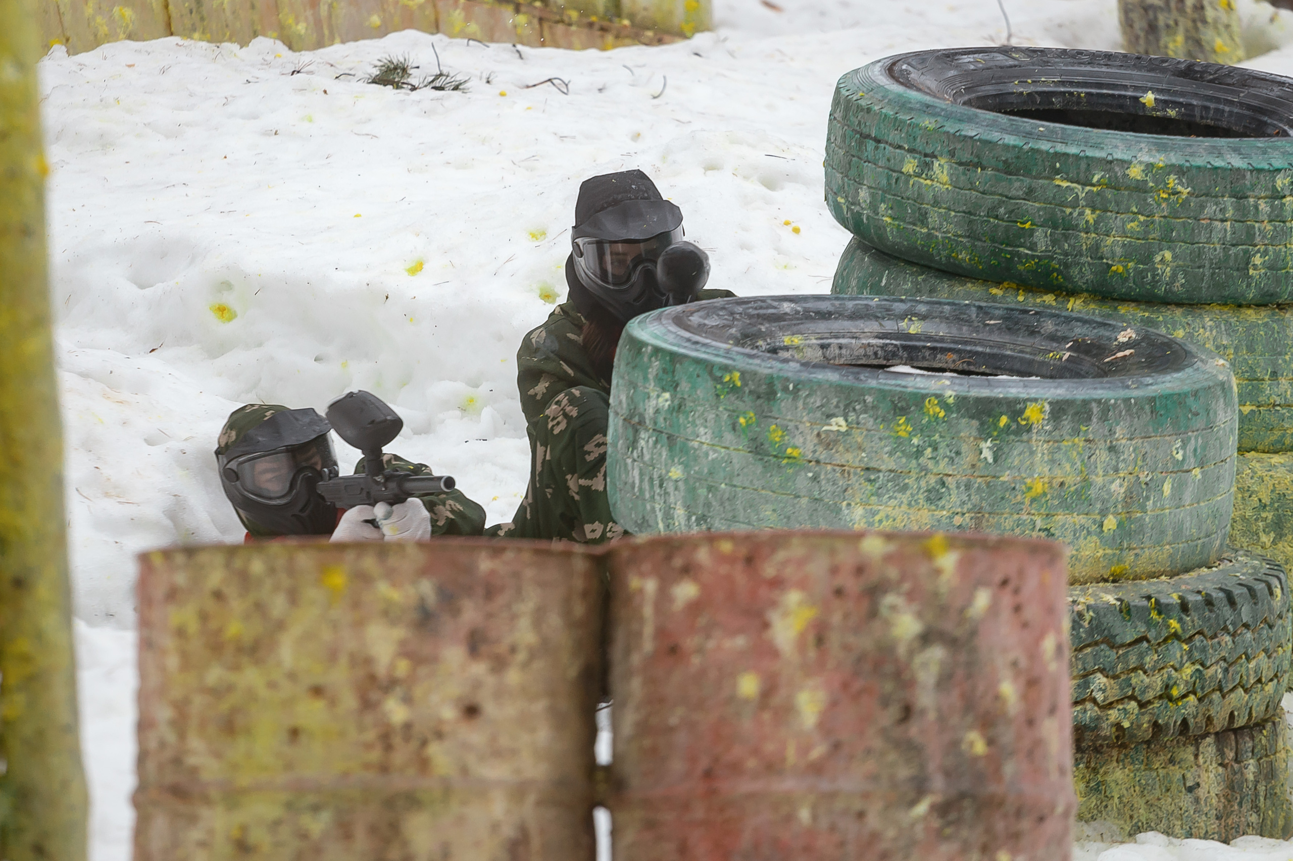 Пейнтбол в Партизан НН. Фотографиня Мария Дикова