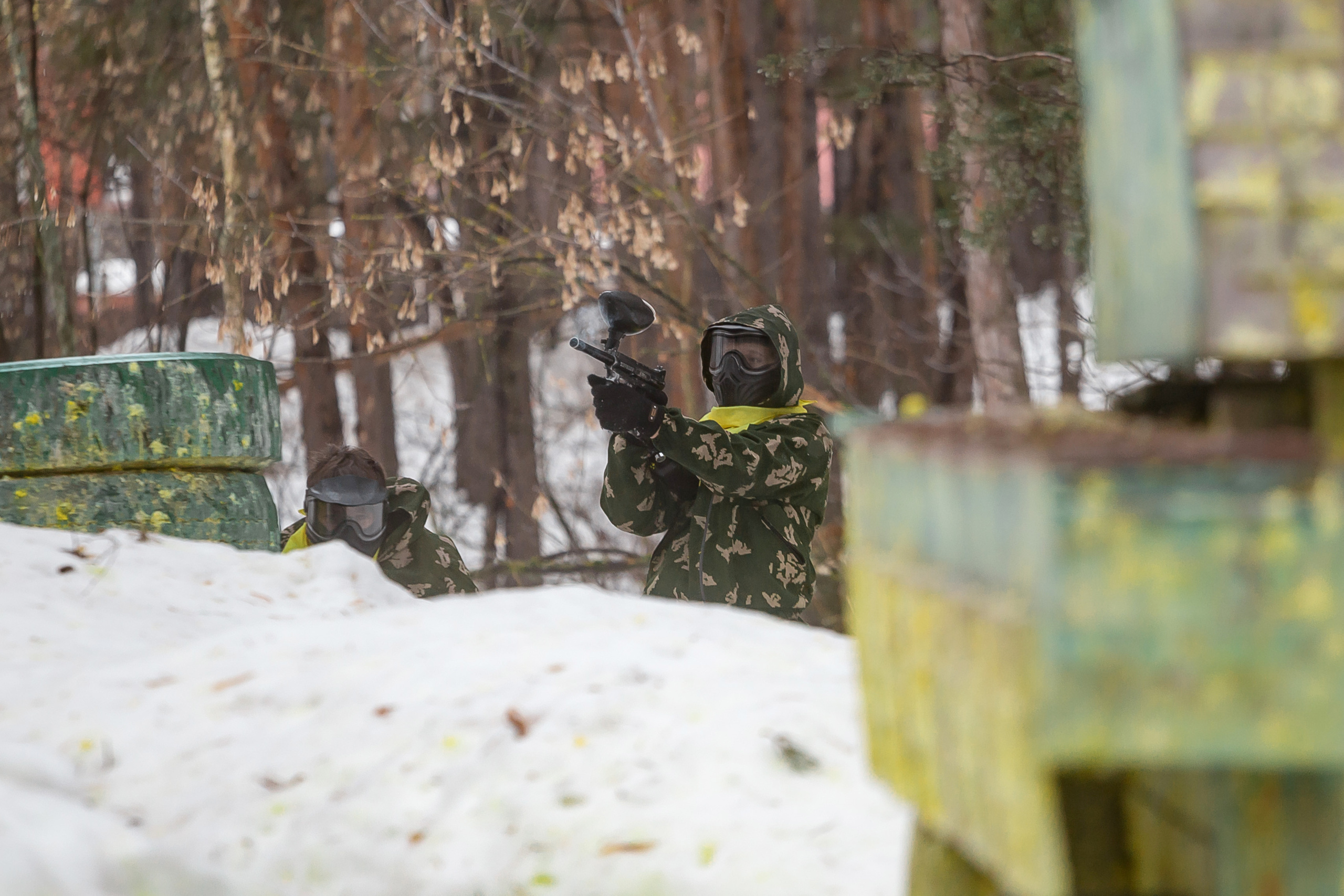Пейнтбол в Партизан НН. Фотографиня Мария Дикова