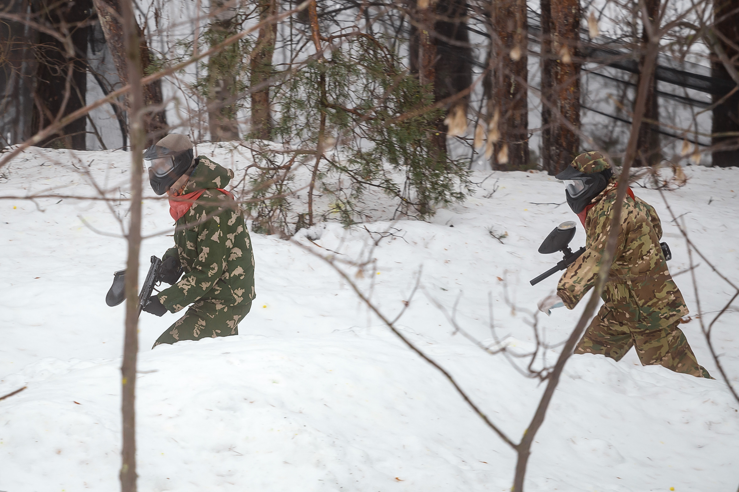 Пейнтбол в Партизан НН. Фотографиня Мария Дикова