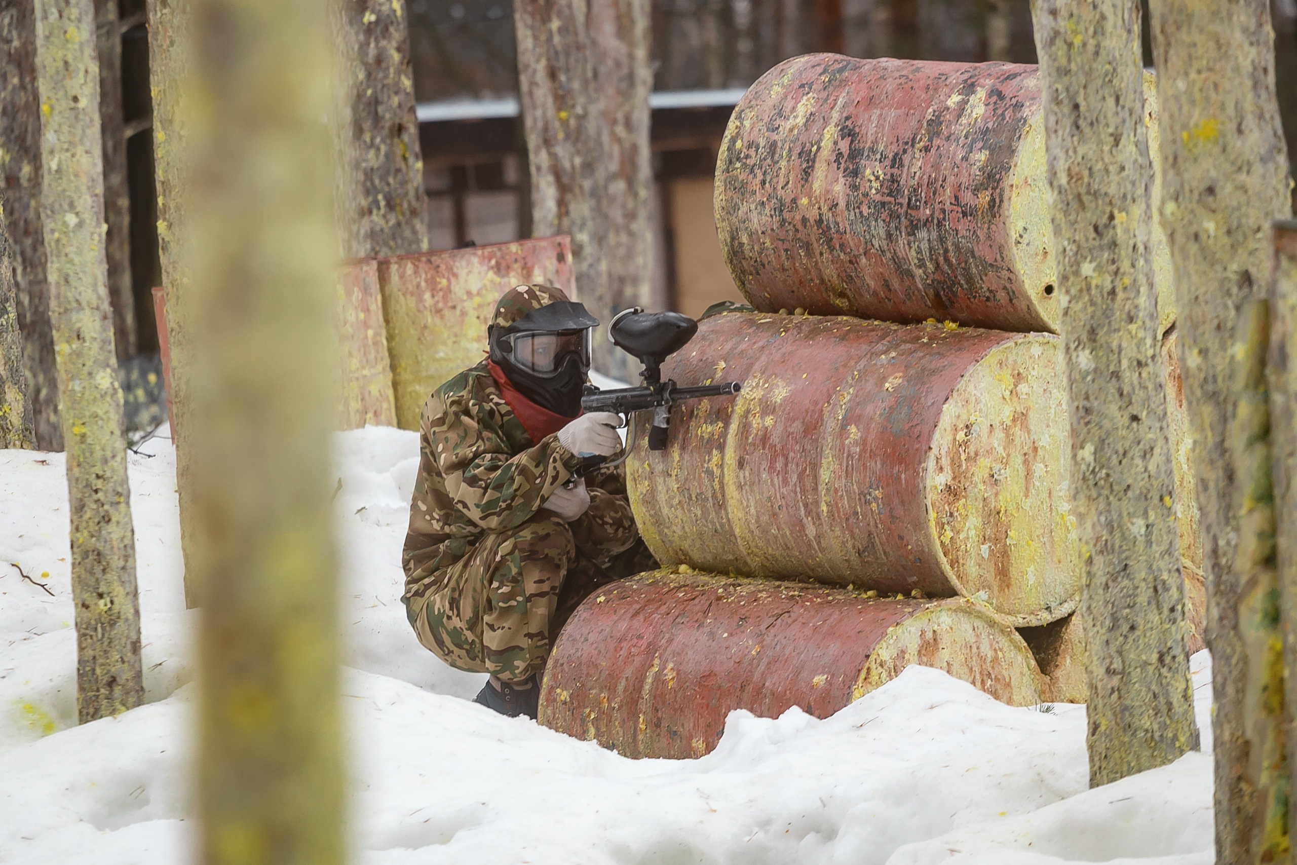 Пейнтбол в Партизан НН. Фотографиня Мария Дикова