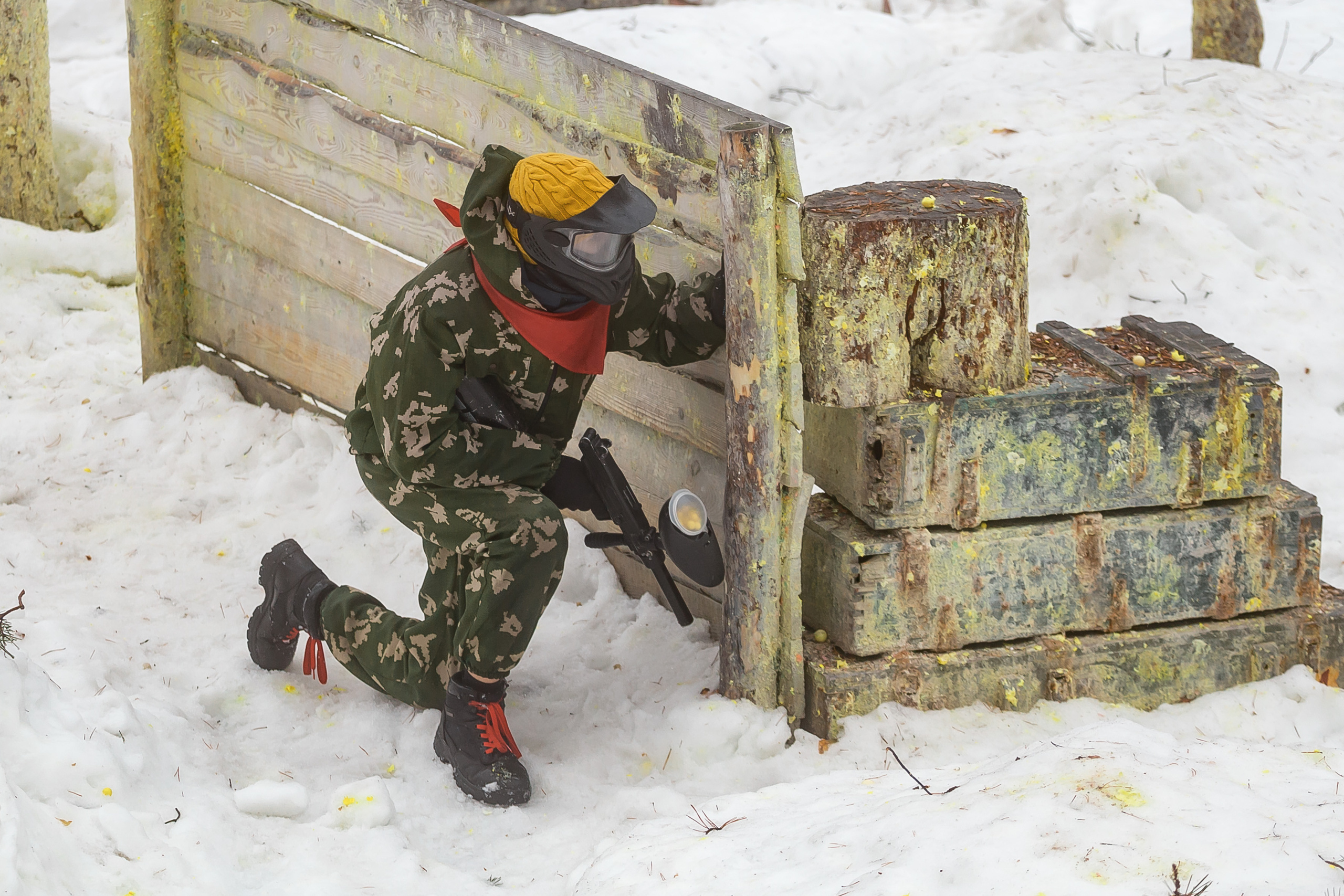 Пейнтбол в Партизан НН. Фотографиня Мария Дикова