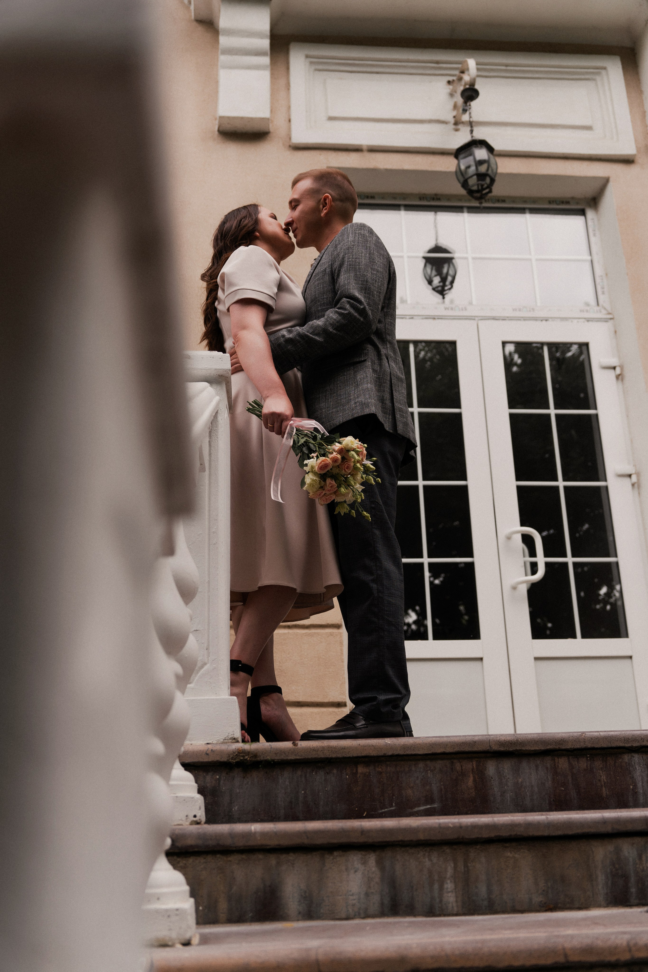 Съемка на улице после росписи