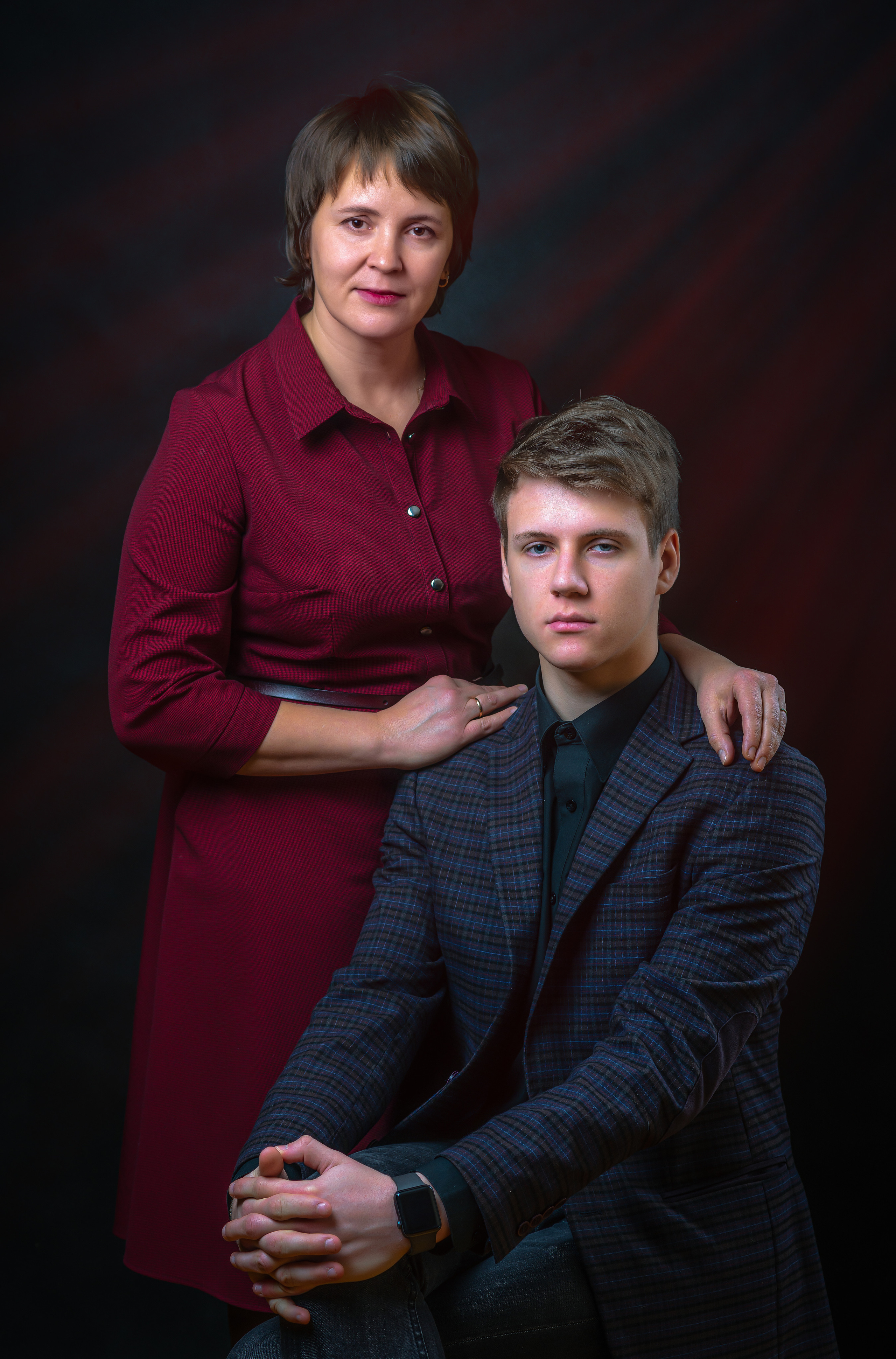 Семейная фотография в студии. Фотограф Орлов Алексей Петрович. Челябинск