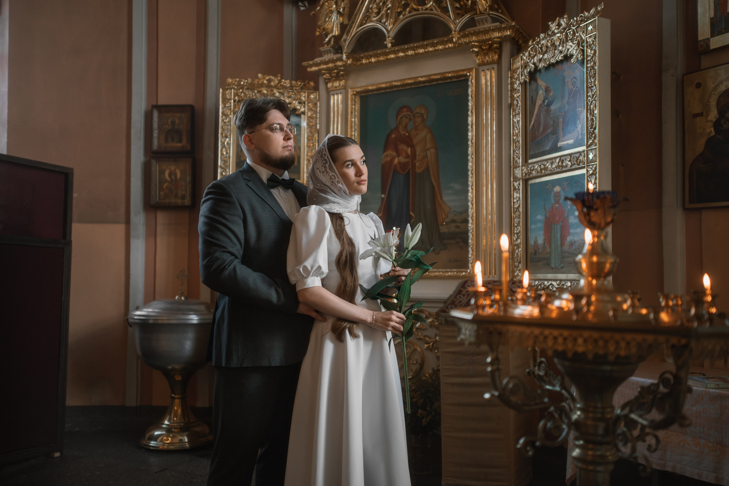 Венчание в Чесменском храме. Фотограф на крещение и венчание, семейный фотограф в Санкт-Петербурге