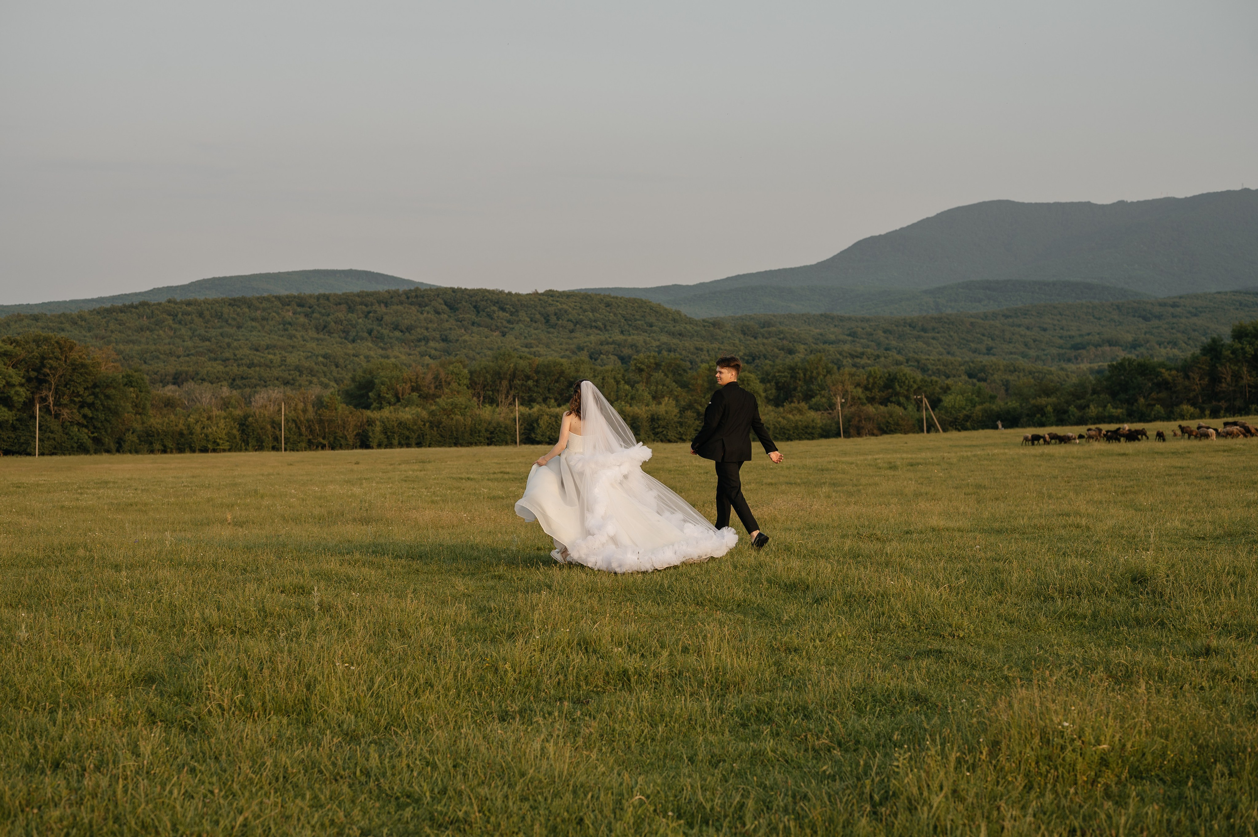 Свадебная съёмка в горах. Свадебный и семейный фотограф в Краснодаре Алина Мельник