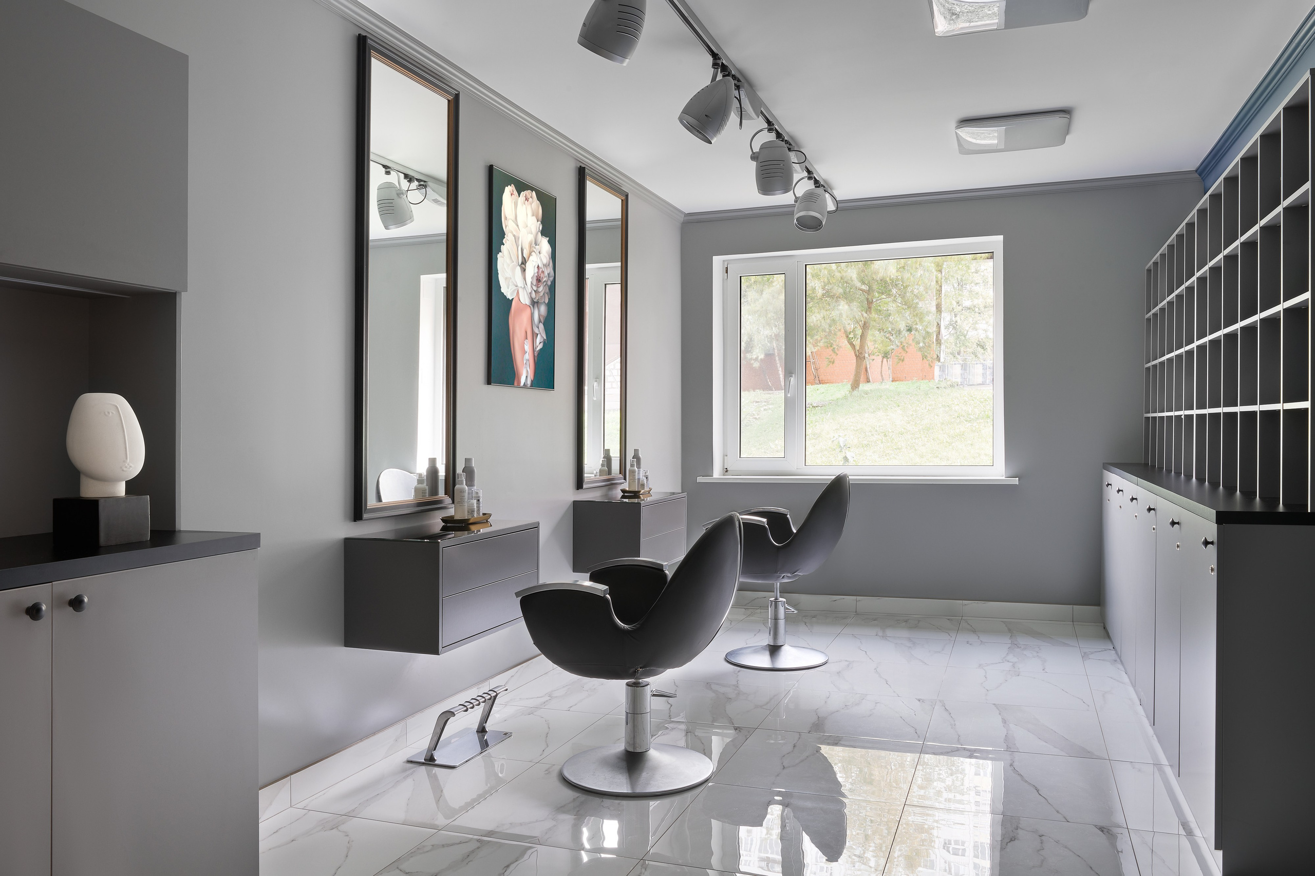 Лаконичный салон красоты. Фотограф Наталья Вершинина