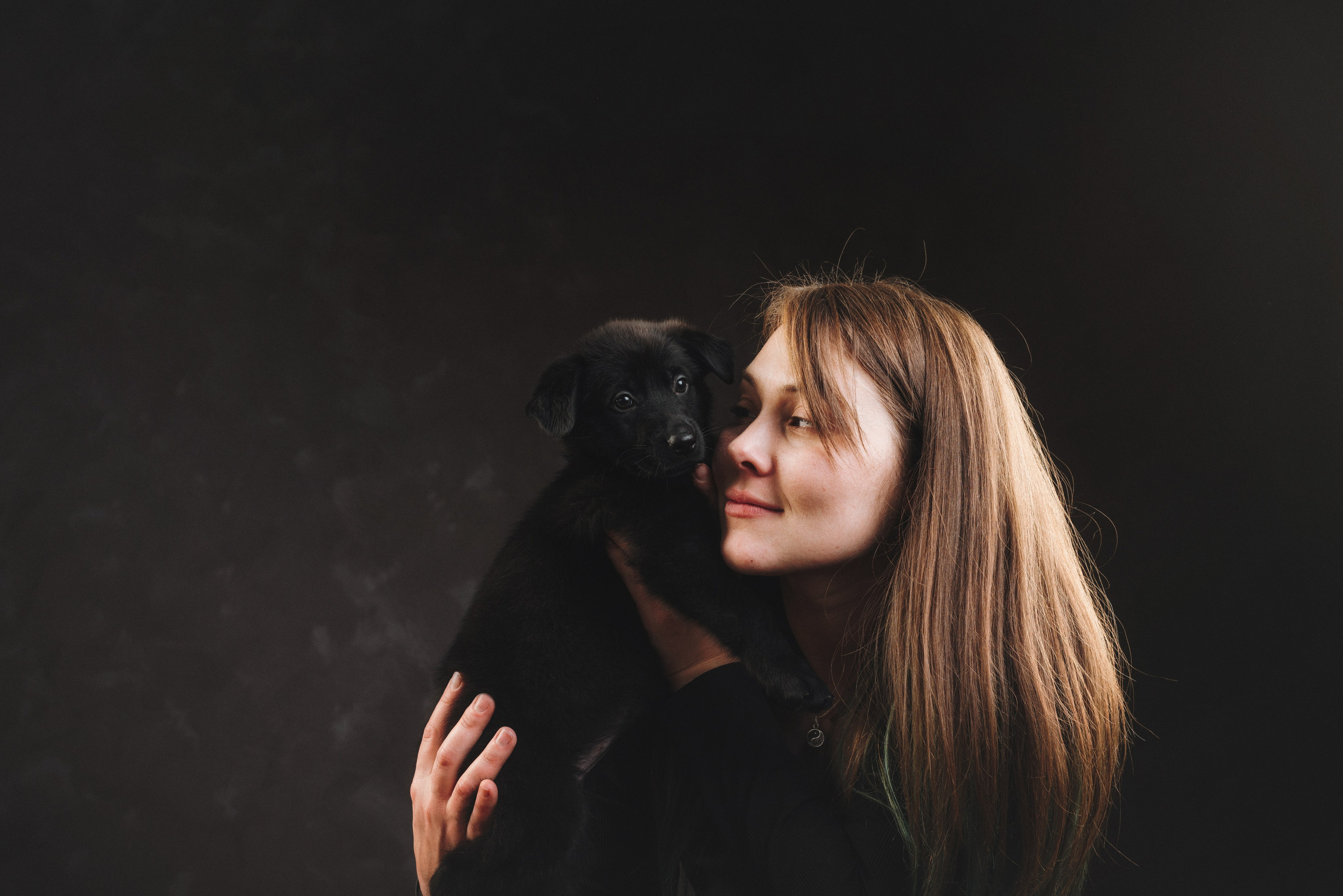 Аня и Базилика. Фотограф анималист Осипчикова Мария