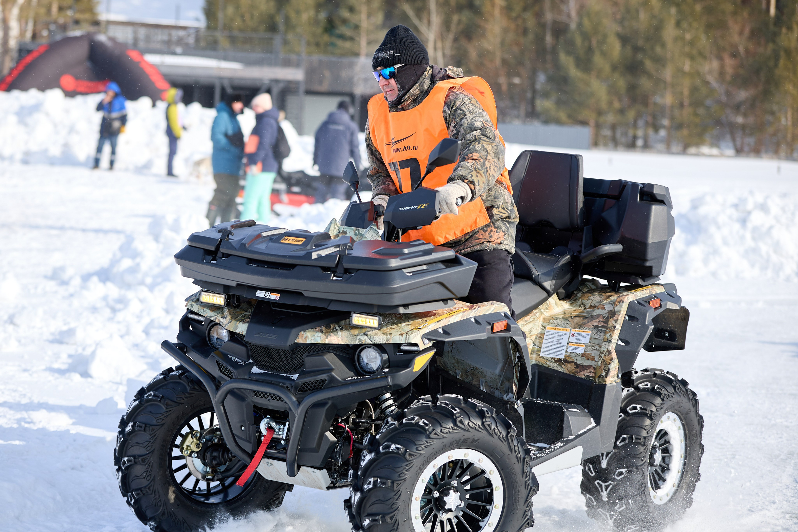 Топим Лёд — 2026. Соревнования на квадроциклах. Фотограф в Новосибирске Алена Скокова