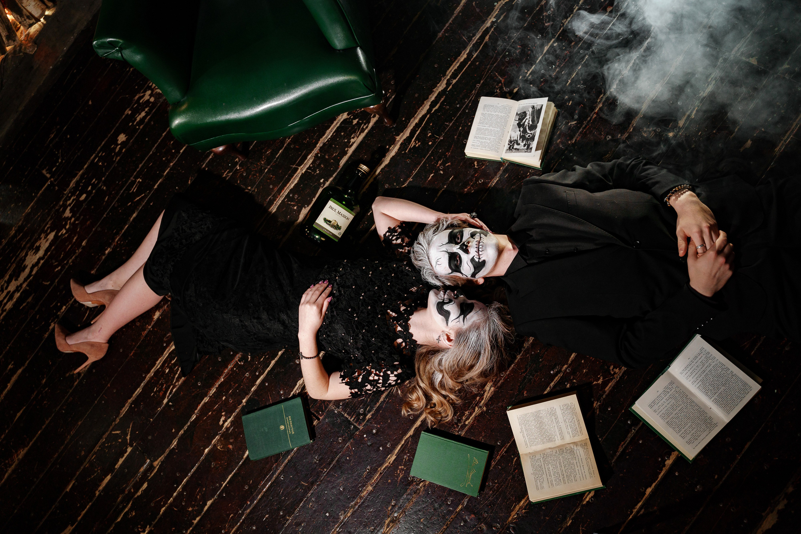 Лав стори фотосессия на Helloween в Москве