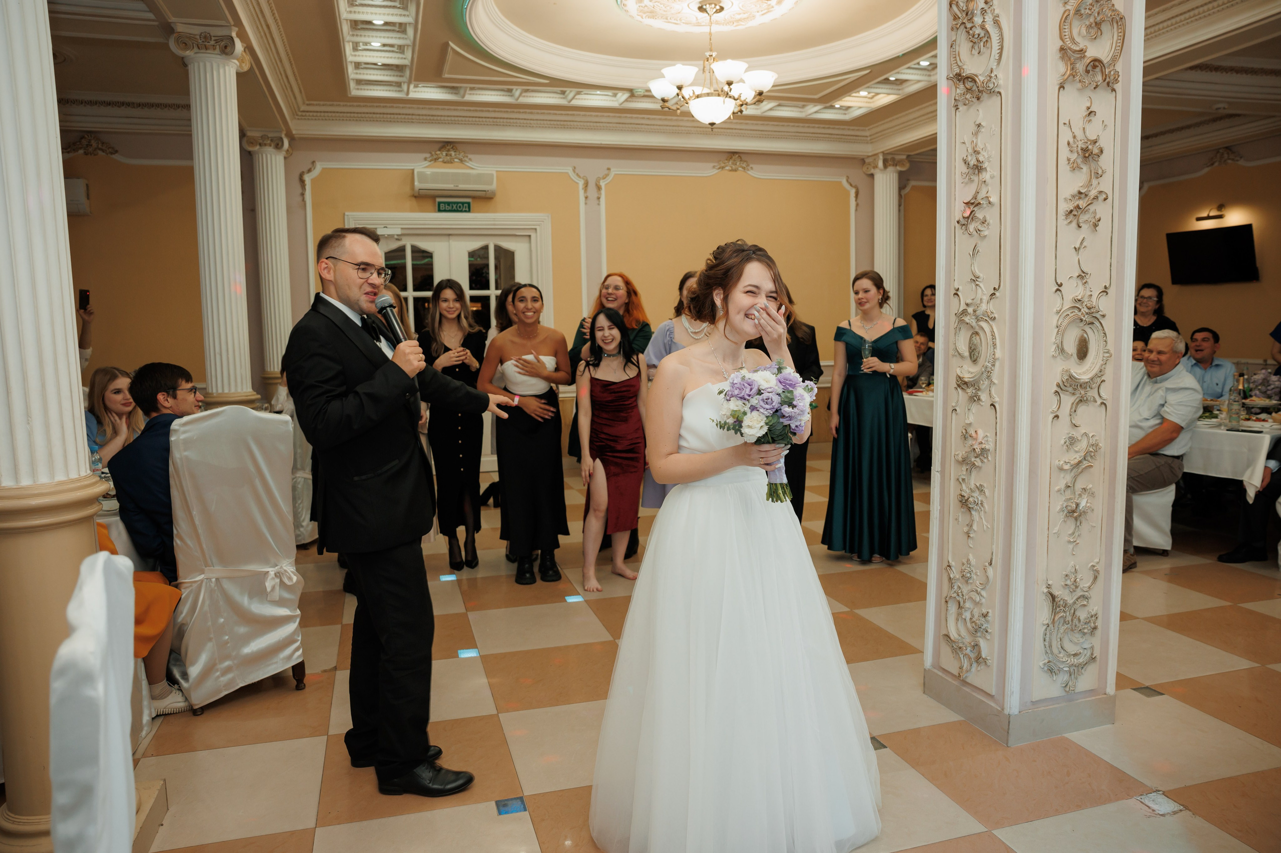 Константин и Дарья, ЗАГС ВДНХ, отель Soluxe, ресторан «Антик». Свадебный и репортажный фотограф (Москва, Королев и другие)