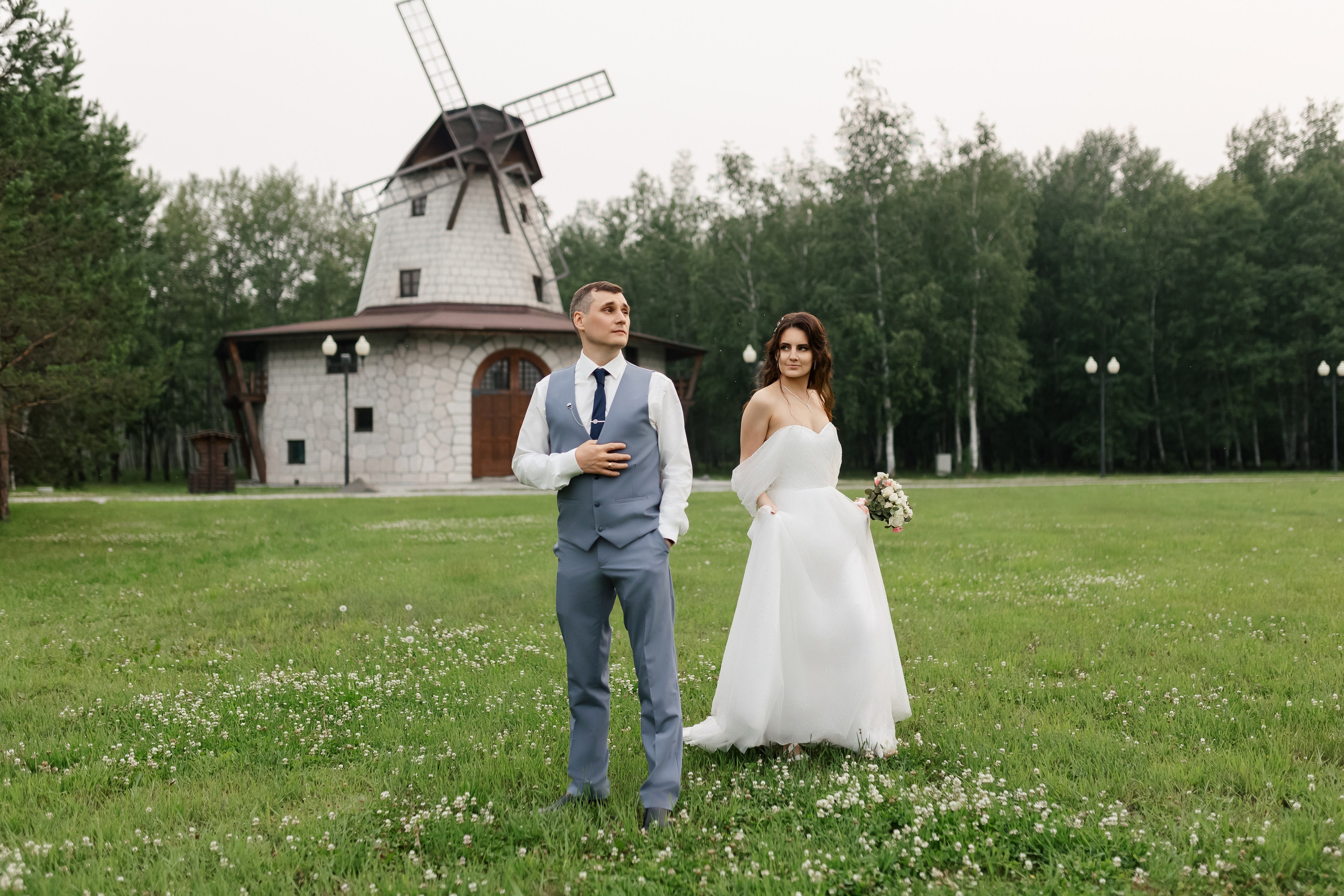 Антон и Яна. Сборы. Дом Офицеров. Выездная. Мельница. Свадебный фотограф в Хабаровске