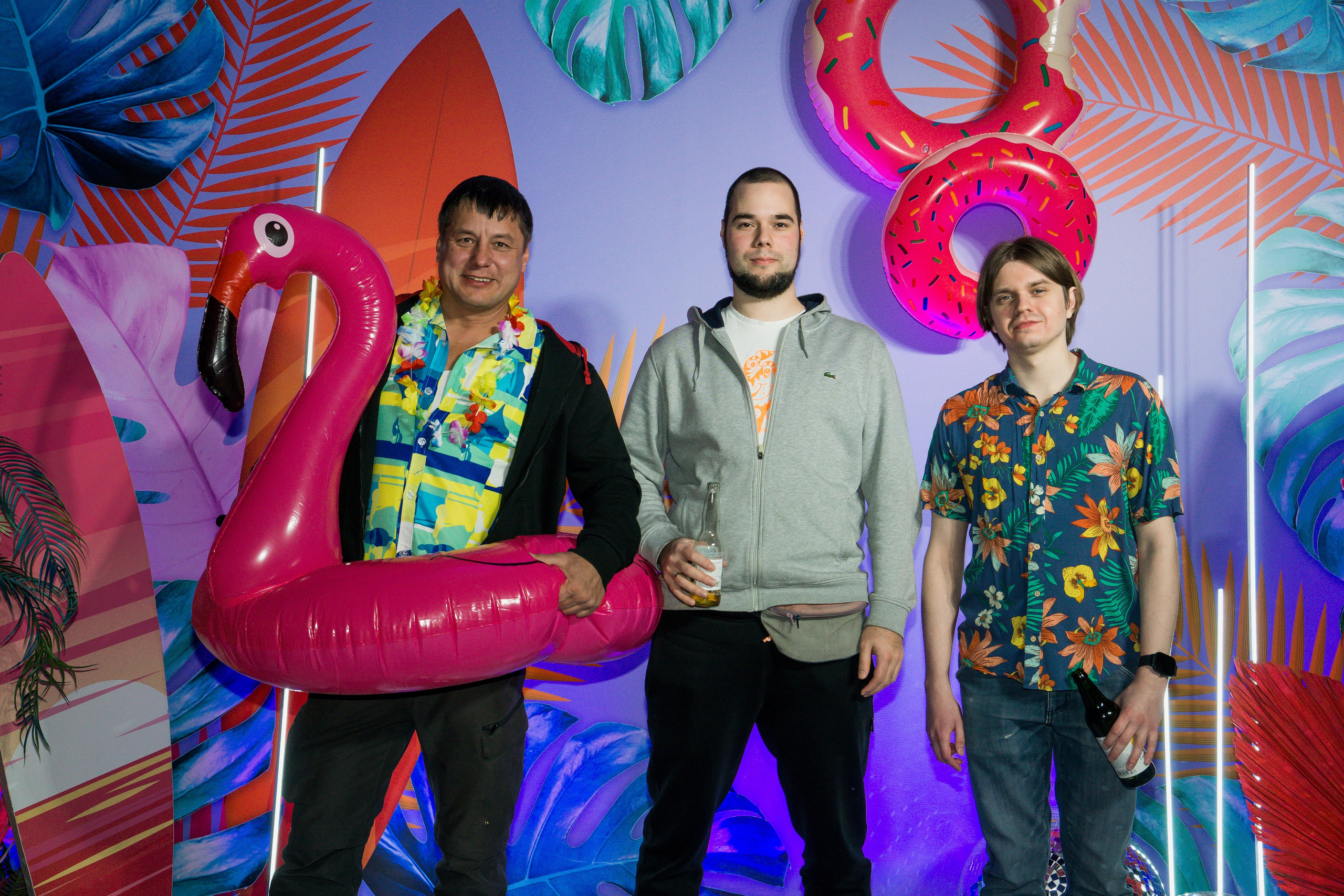 МТС корпоратив Гавайская вечеринка. Фотограф