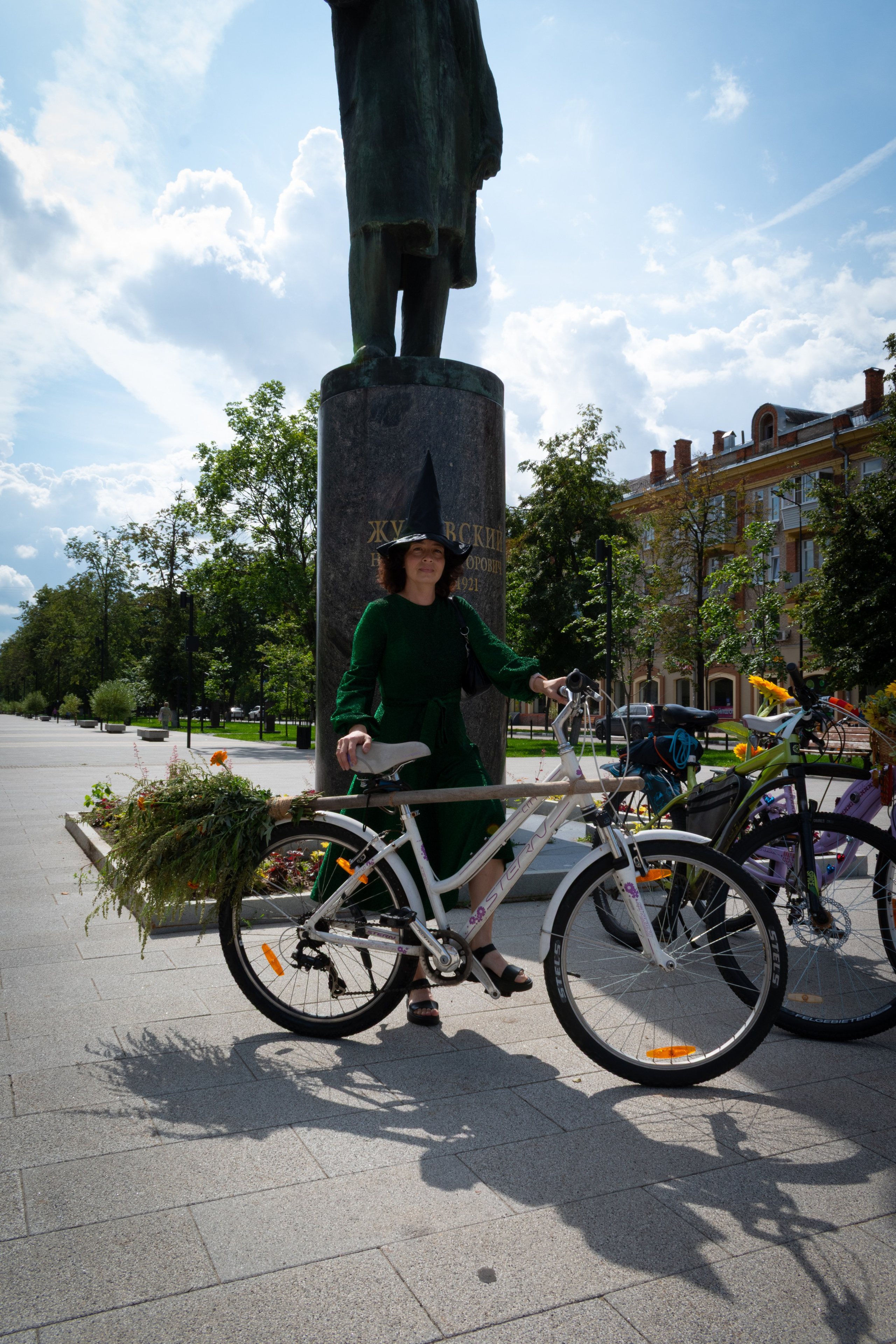 «Леди на велосипеде» — велопробег по г. Жуковскому 2025. Репортажный фотограф Сыбер Мартти