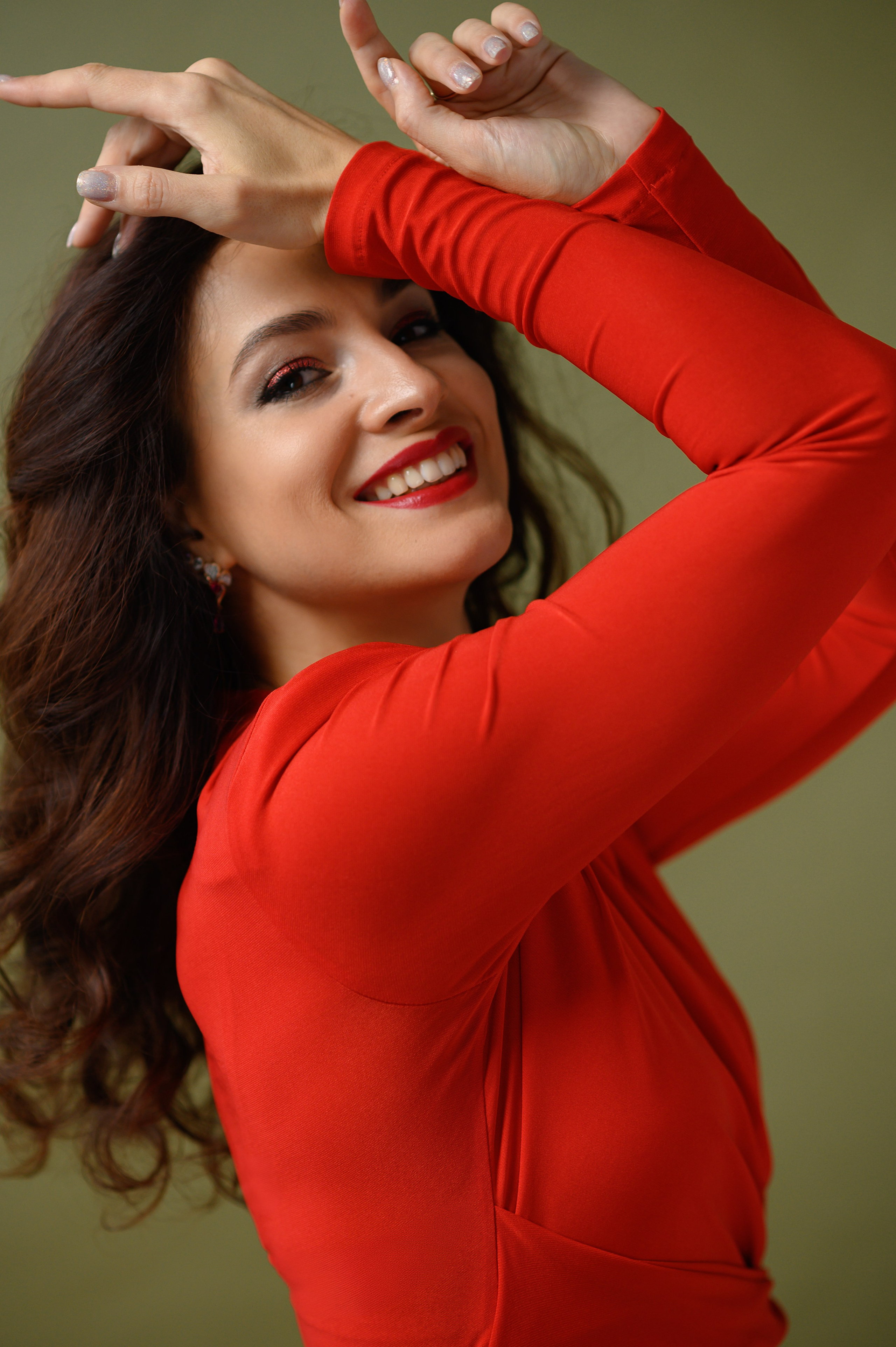 Красивый фотопортрет в студии