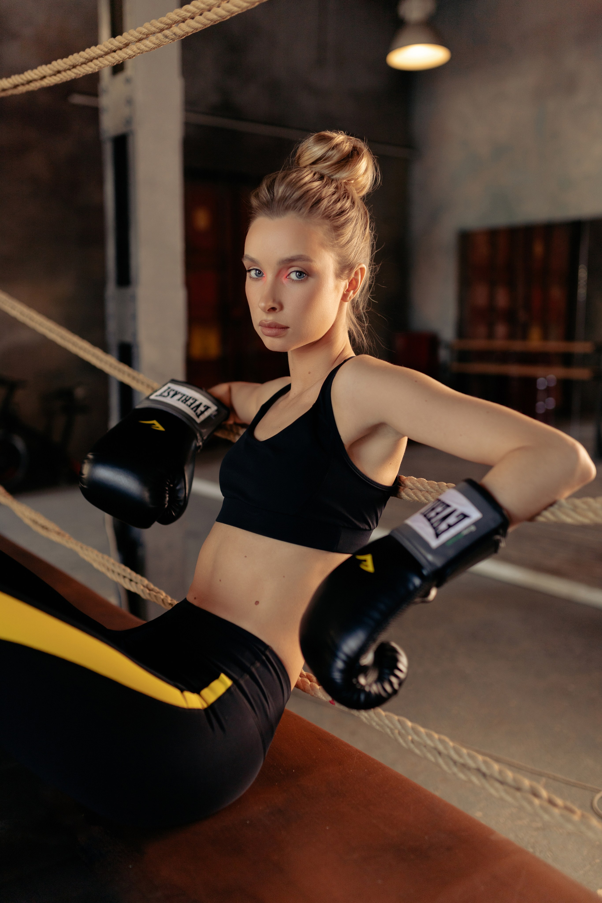 Индивидуальная фотосессия на ринге. Сестры Карабаза. Фотографы и ретушеры в Москве и Санкт-Петербурге