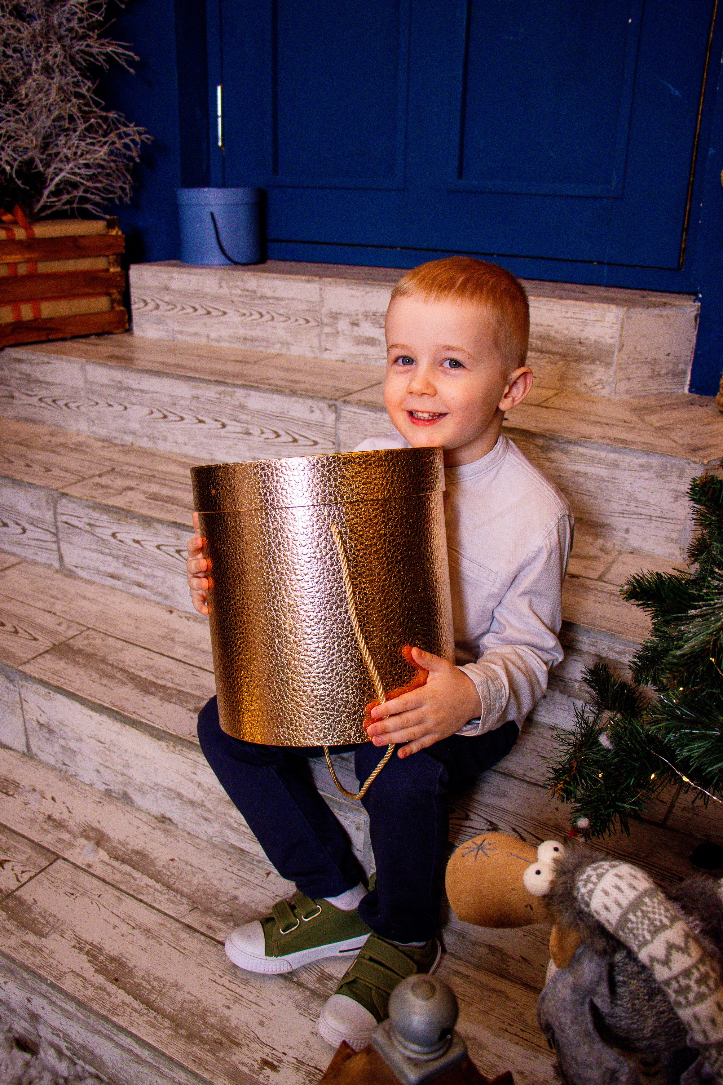 Новогодняя съёмка мама+сын. Фотограф Татьяна Матрос