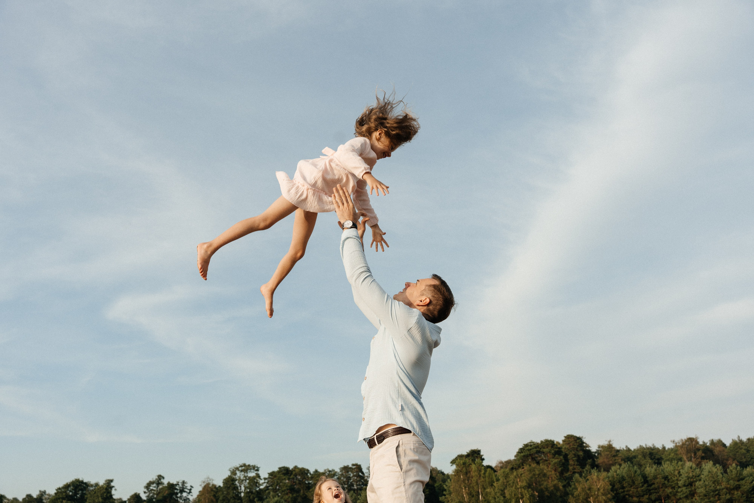 Папа, мама и три дочки. Семейный фотограф в Санкт-Петербурге Виталия Белова
