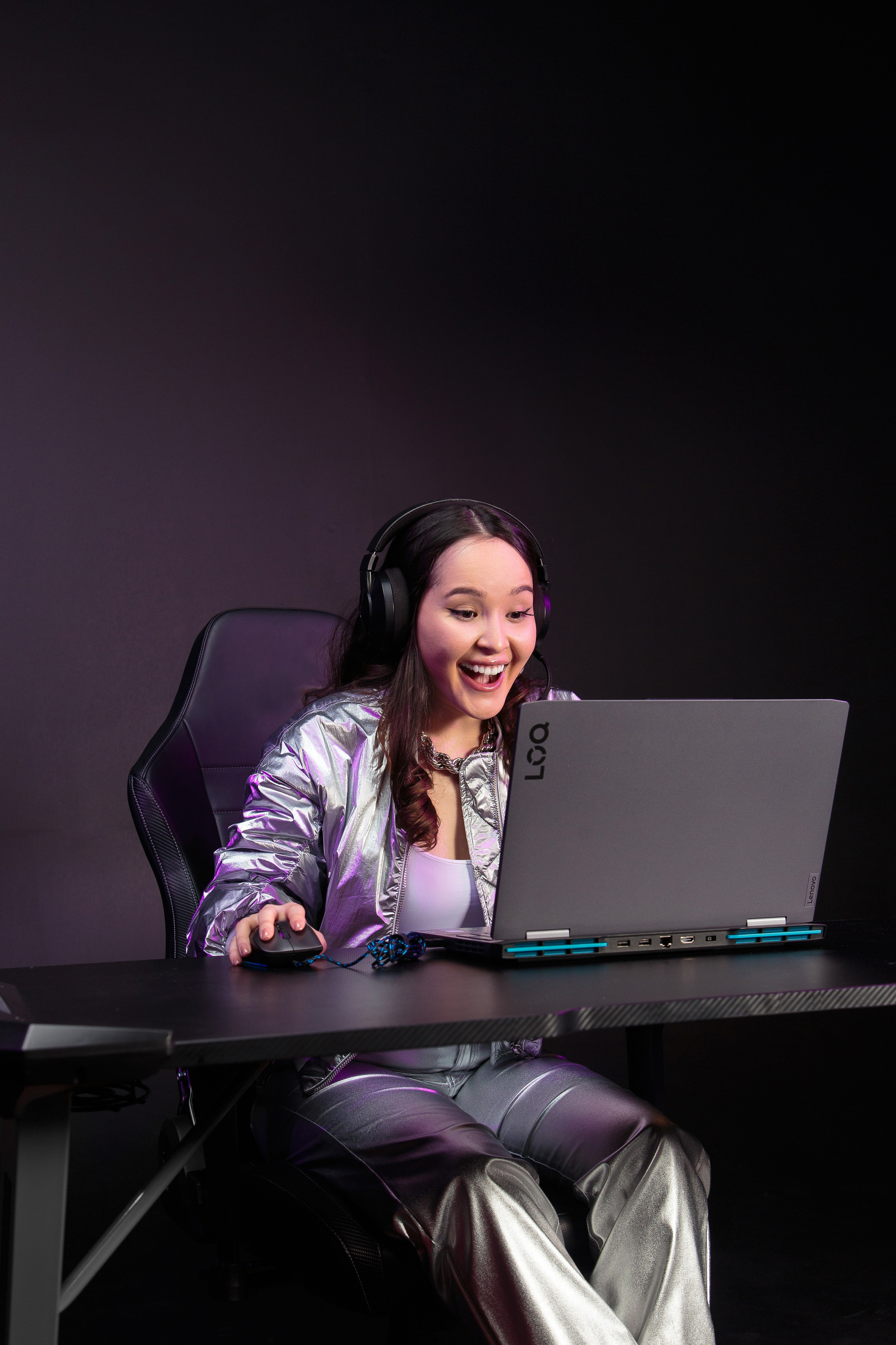 Level Up — Lenovo LOQ x Yanazeka. Рекламный и портретный фотограф в Алматы — Серекпаев Танирхан