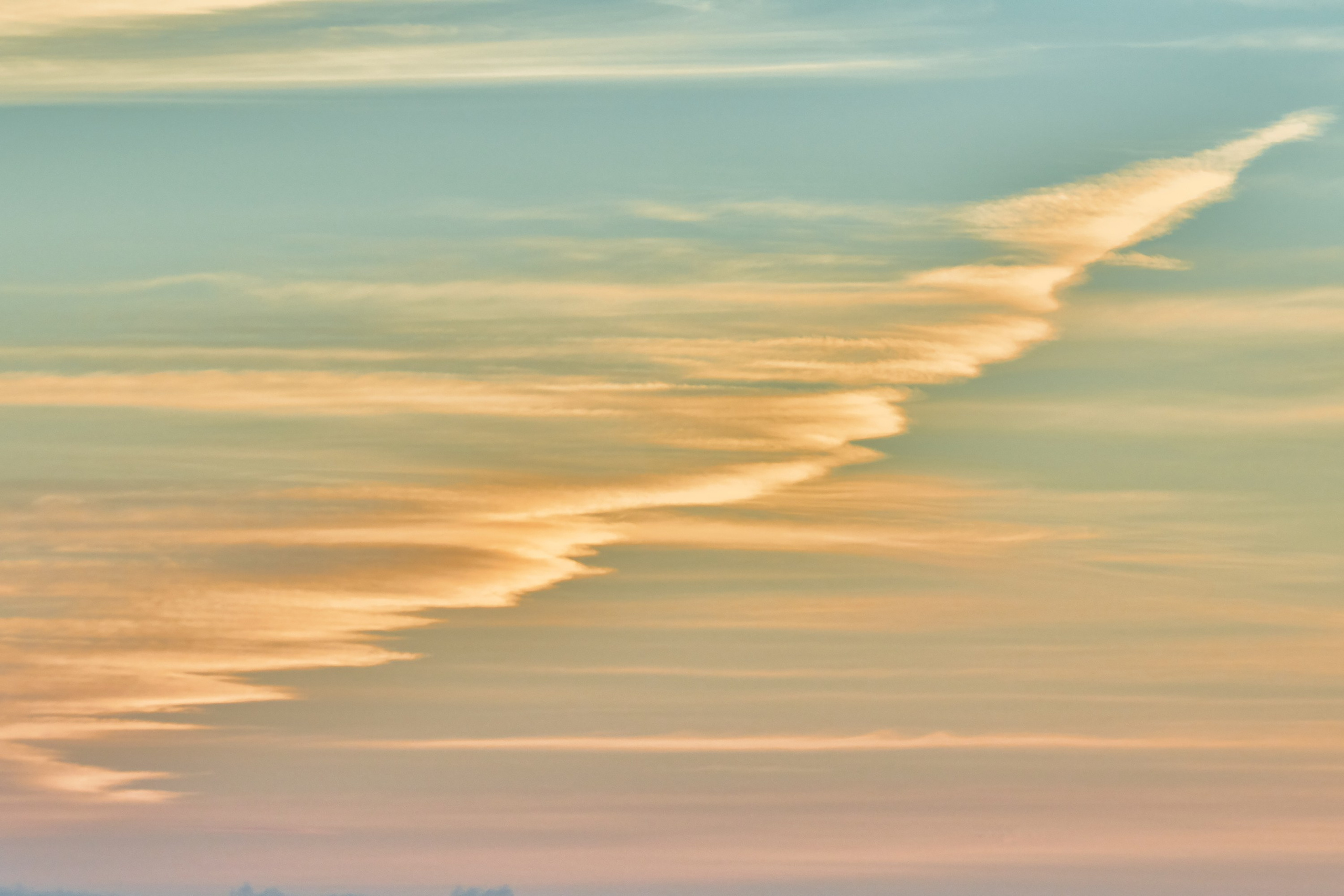 небо, облака