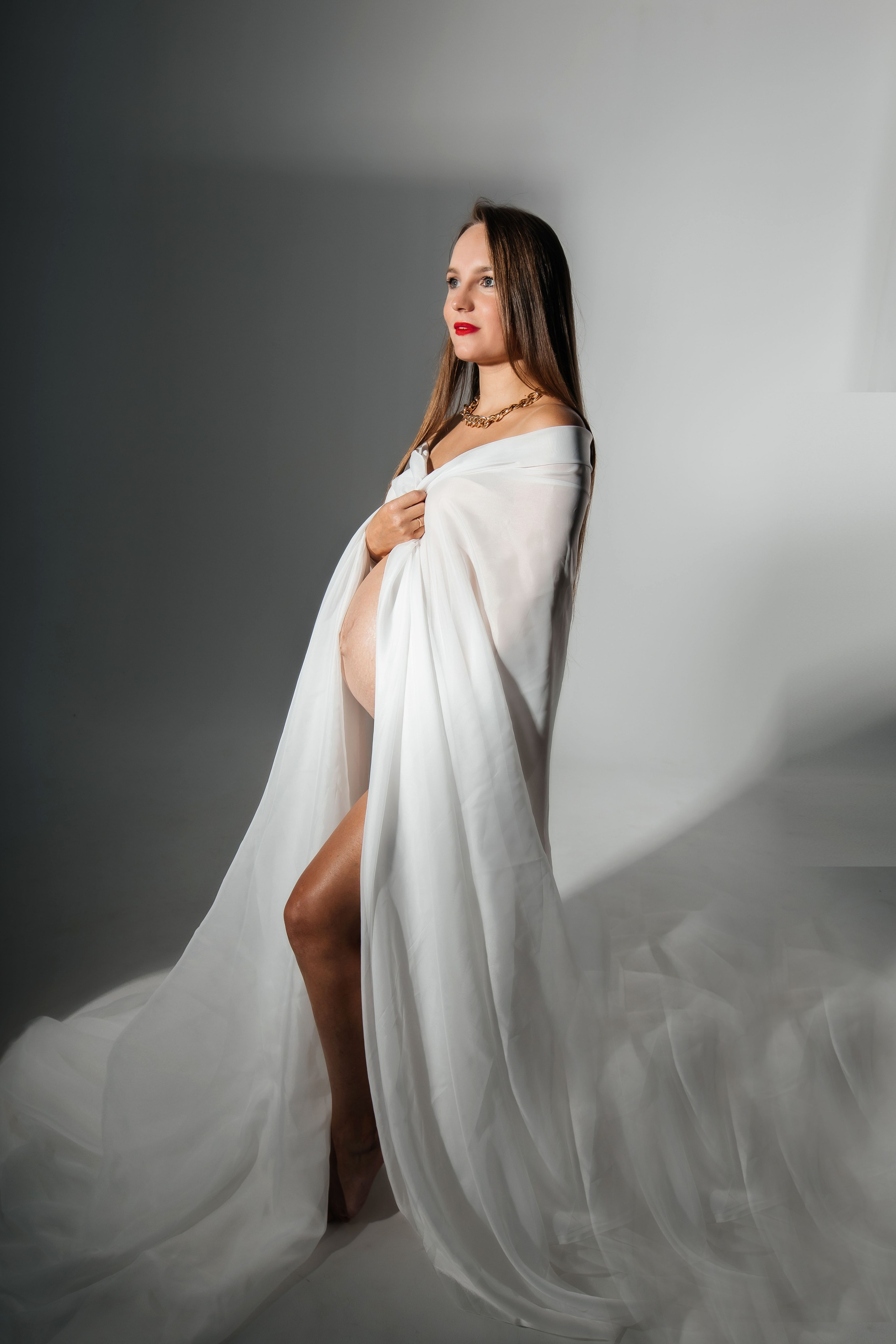 Струящийся фатин. Колесникова Татьяна. Фотограф новорожденных Щёлково, Москва, Королев