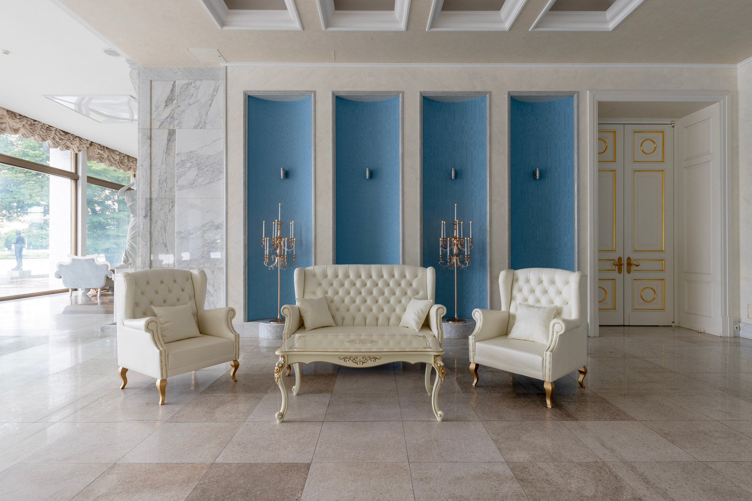 Государственная резиденция К-2 на набережной р. Малой Невки. Интерьерный фотограф в Санкт-Петербурге Екатерина Цыбулько